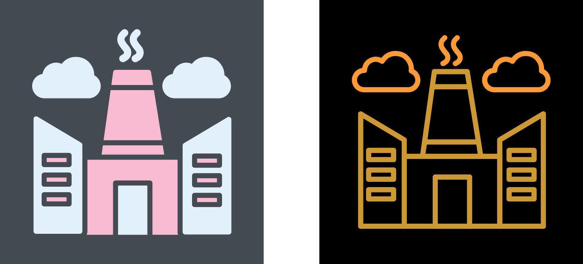 Factory Icon Design vector
