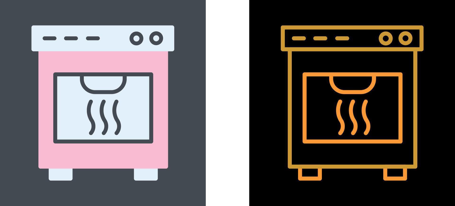 Oven Icon Design vector