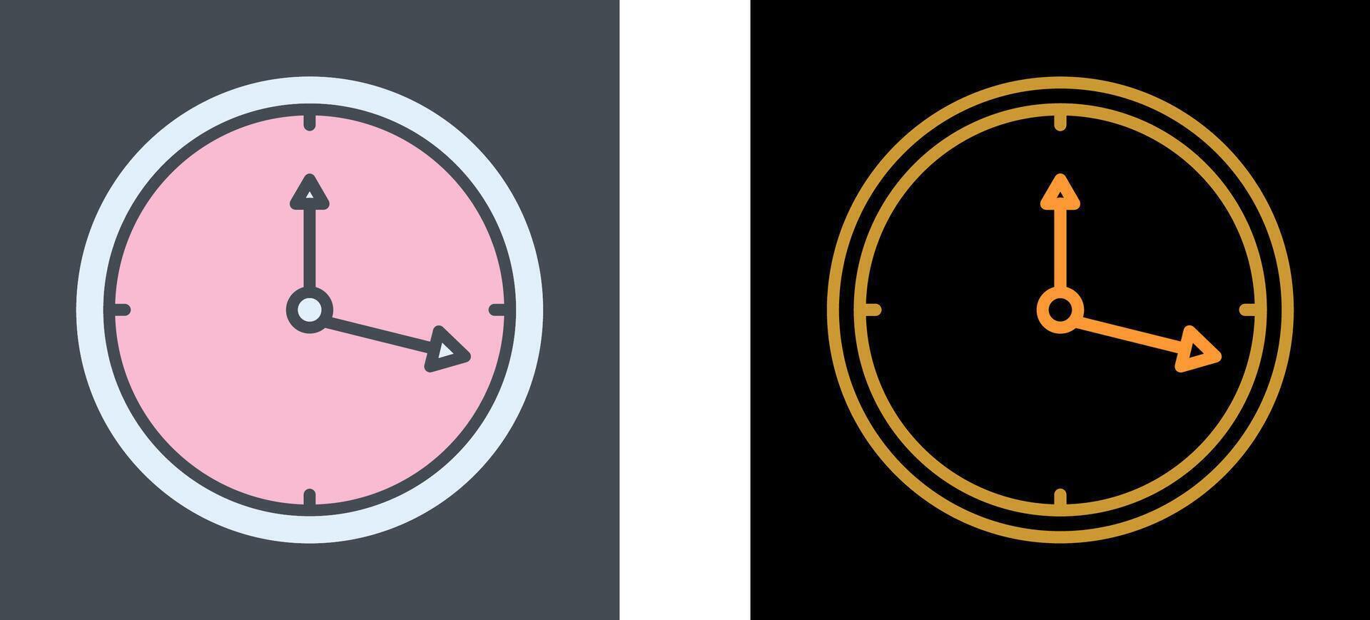 Clock Icon Design vector