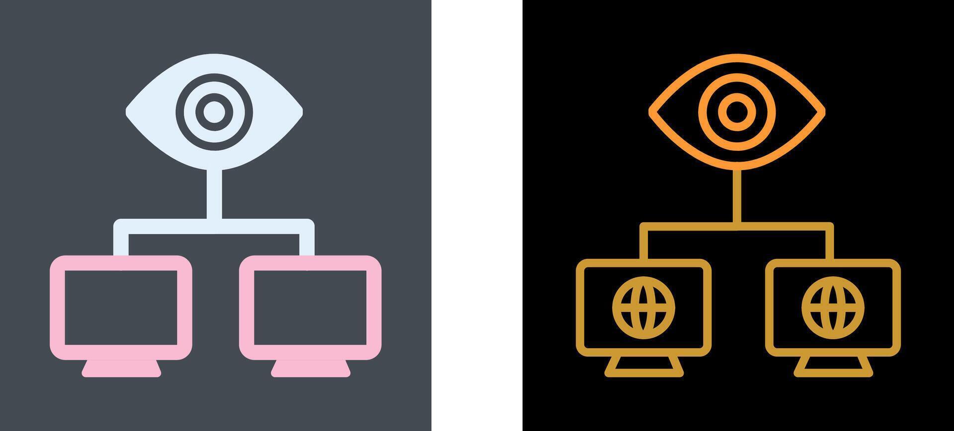 Vision Icon Design vector
