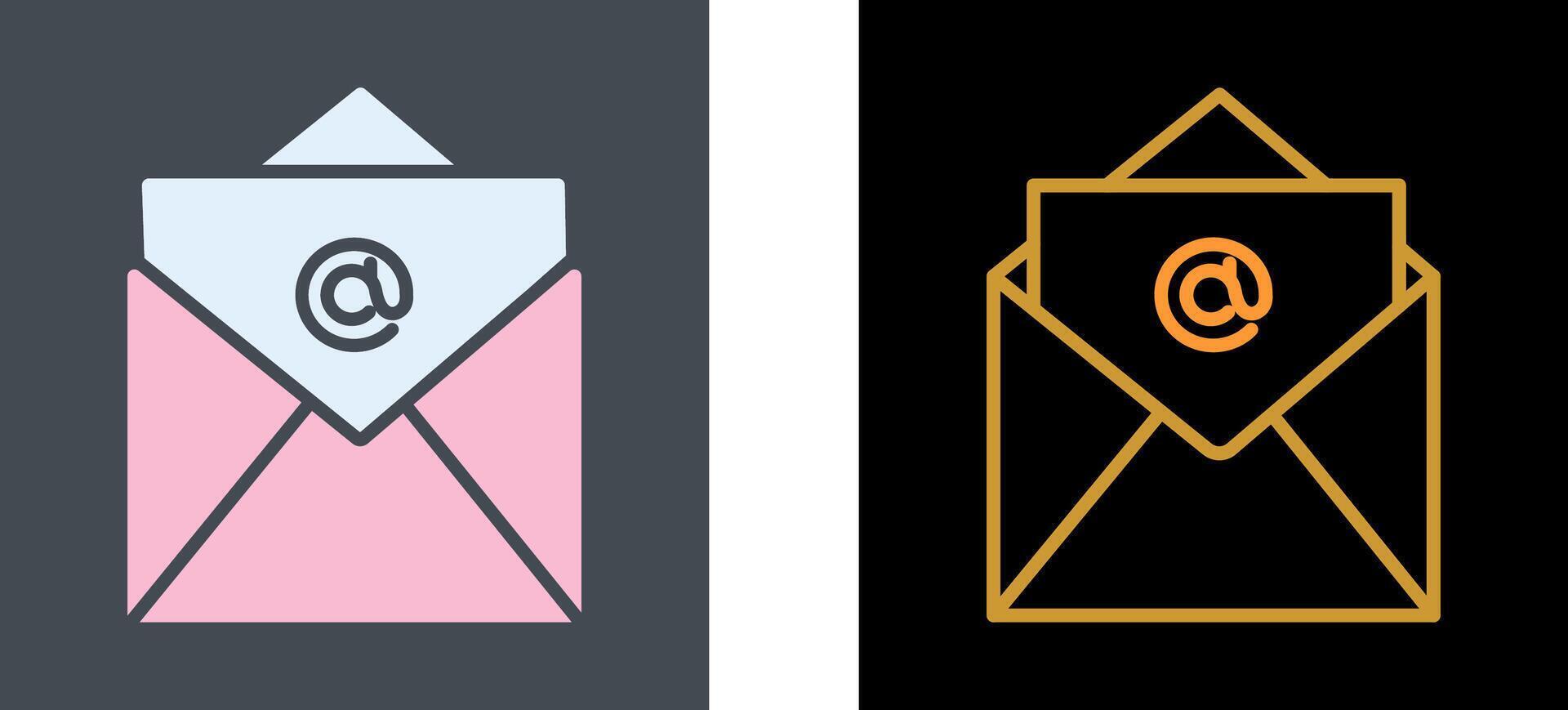 Emails Icon Design vector