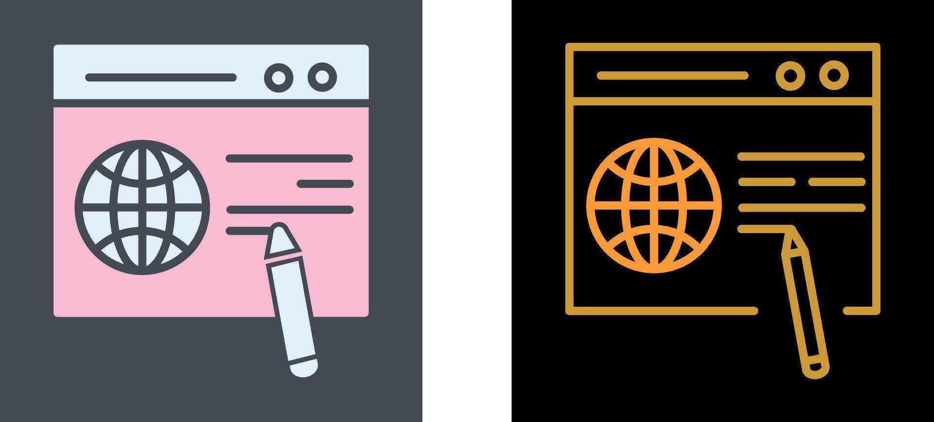 Website Design Icon Design vector