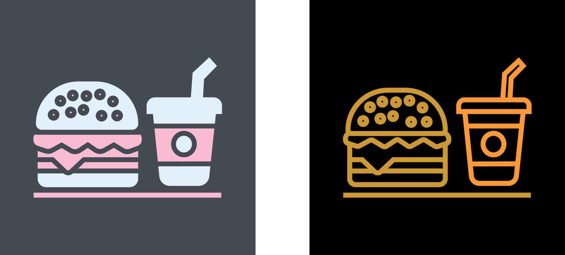 meriendas icono diseño vector