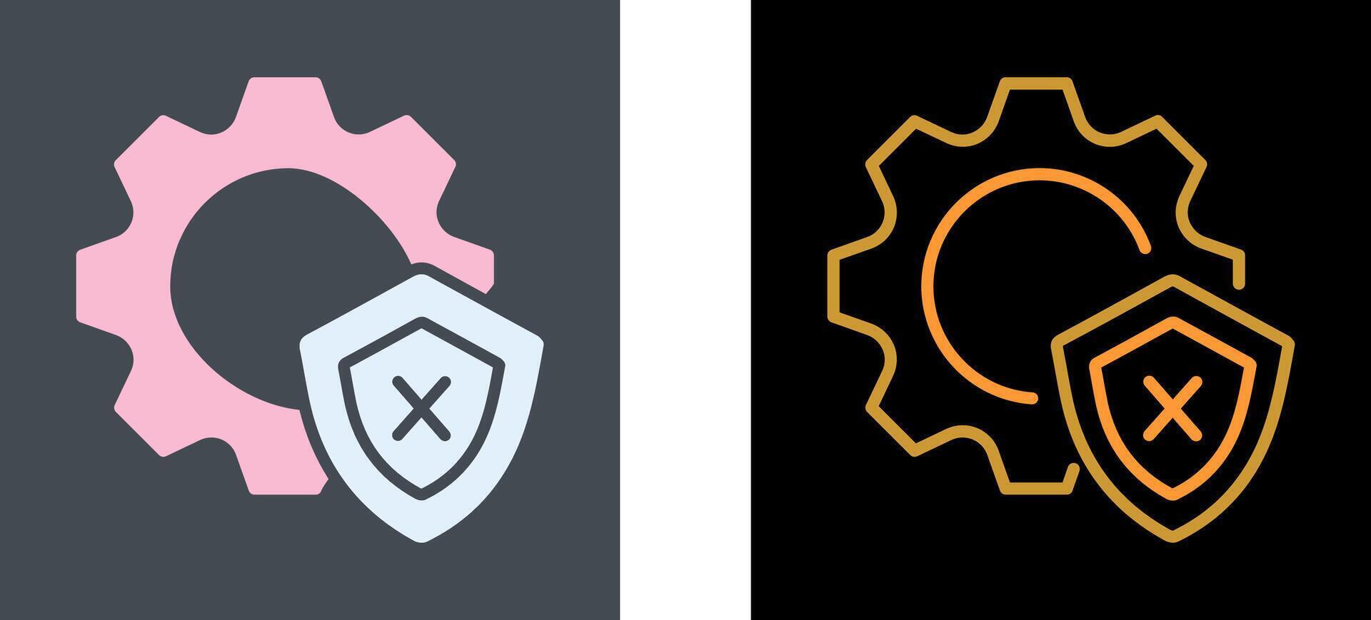 Unprotected Icon Design vector