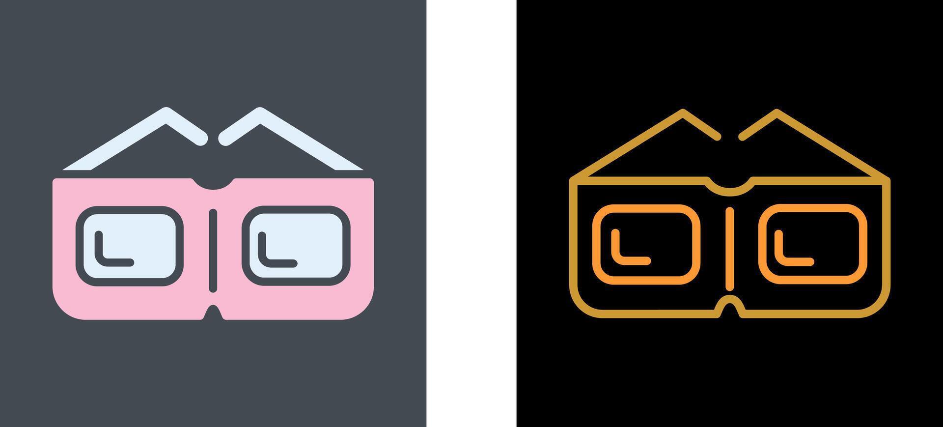 Goggles Icon Design vector