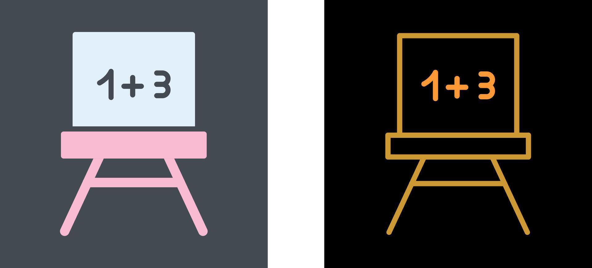 Mathematics Icon Design vector