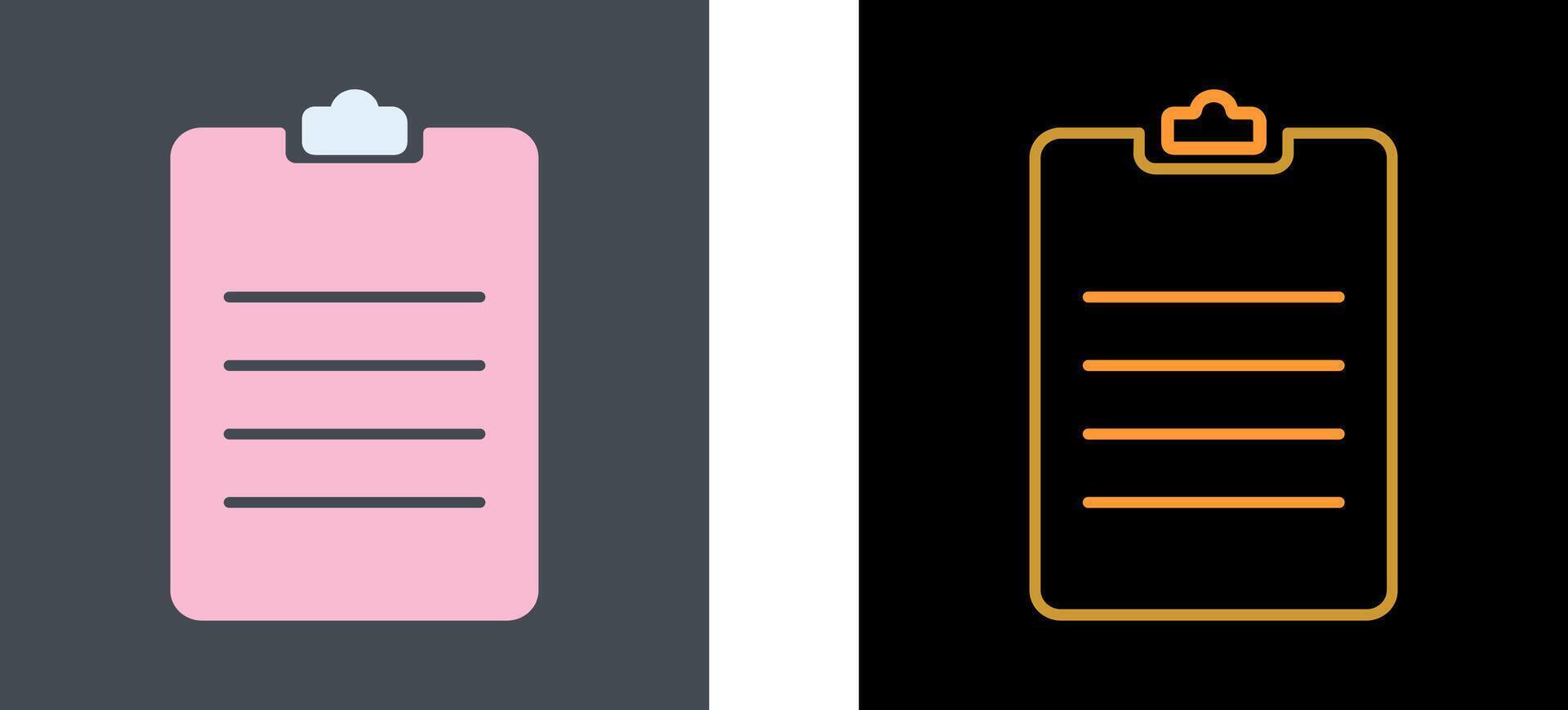 Notes Icon Design vector