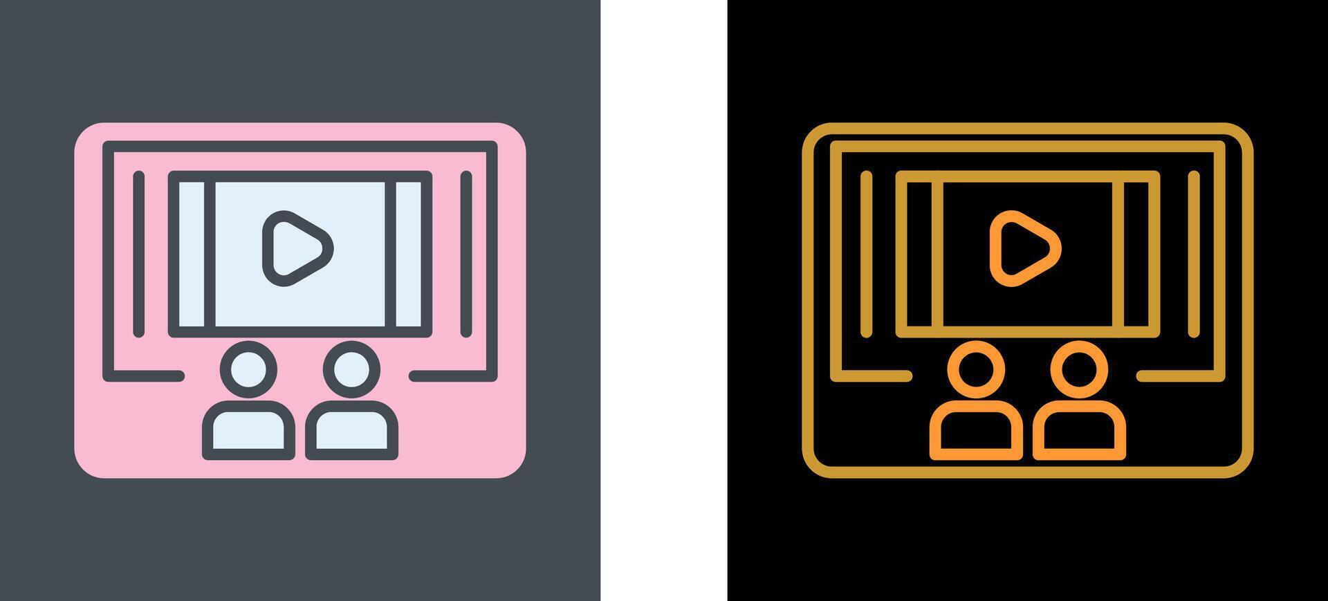 Auditorium Icon Design vector