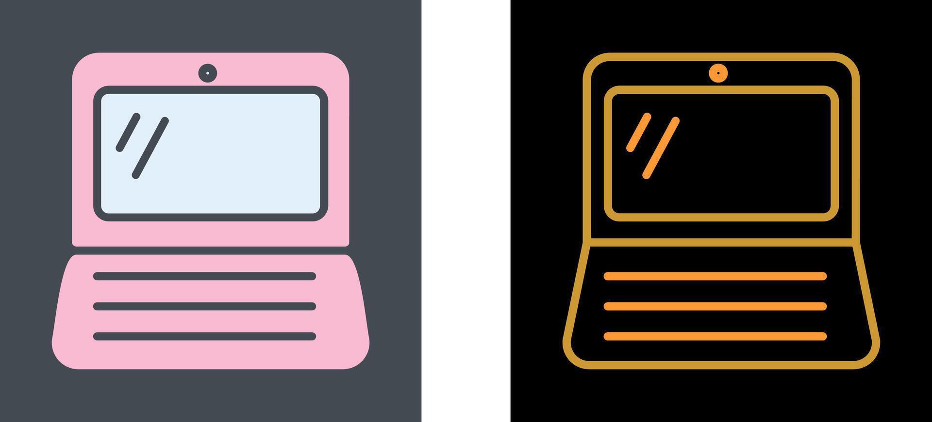 Laptop Icon Design vector