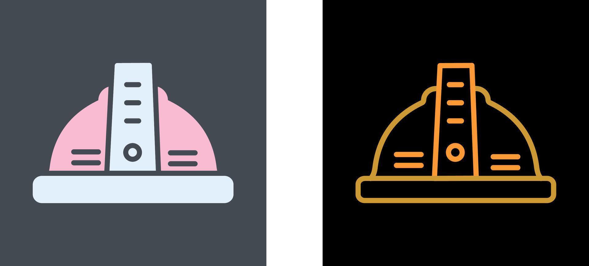 Helmet Icon Design vector