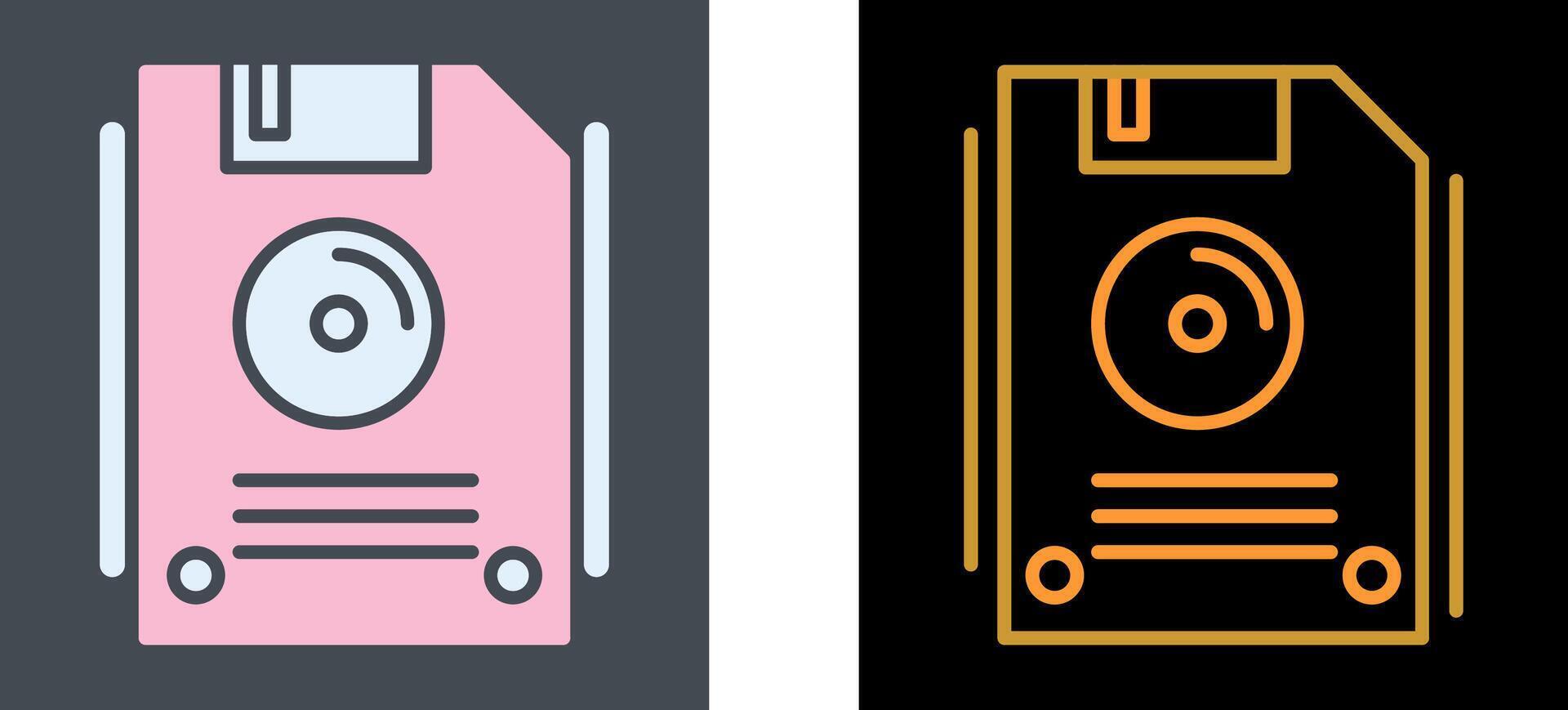 Floppy Disk Icon Design vector