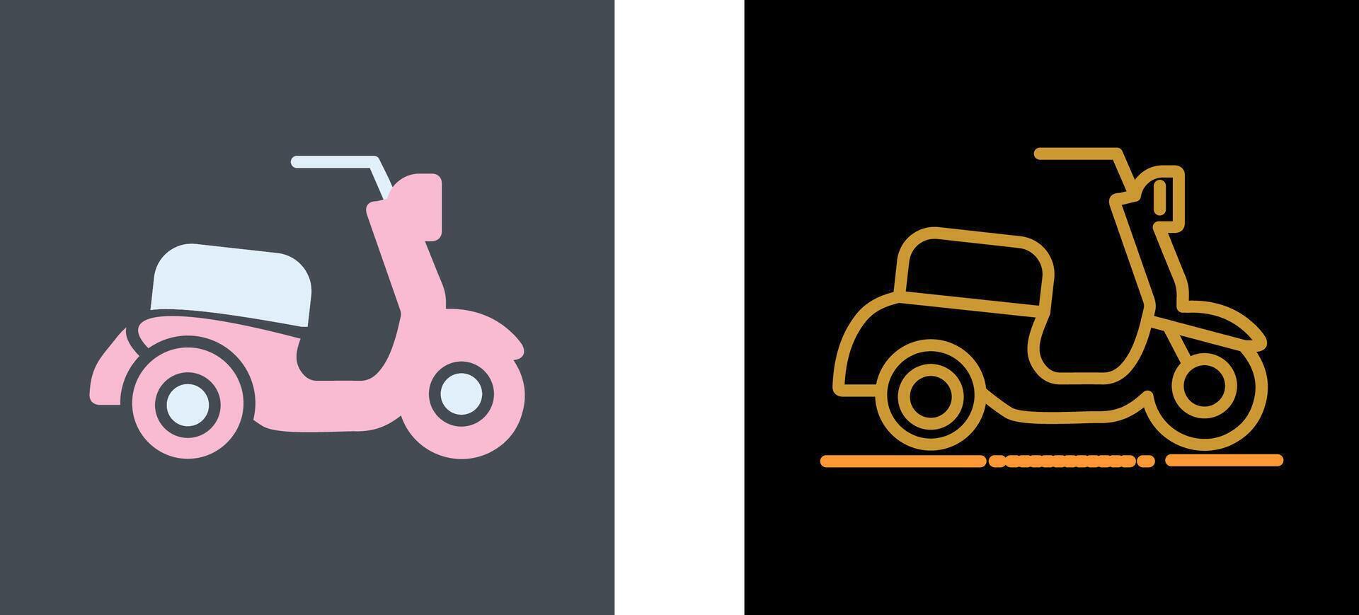 Scooter Icon Design vector