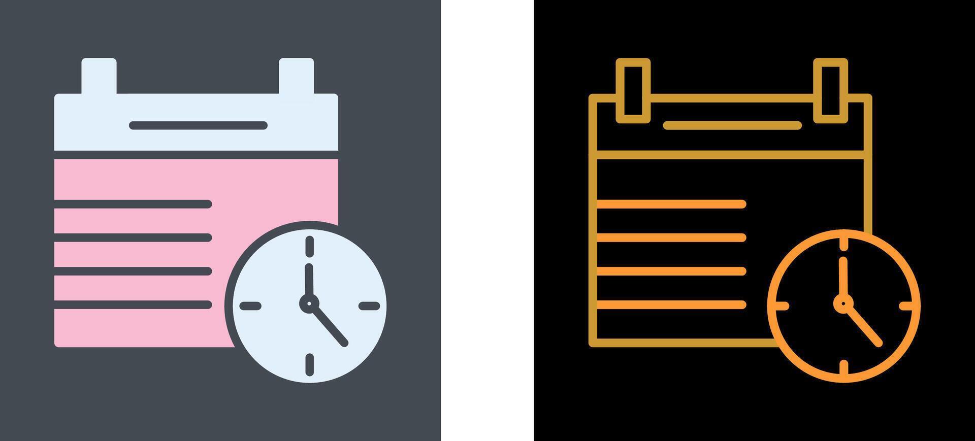 Clock Icon Design vector