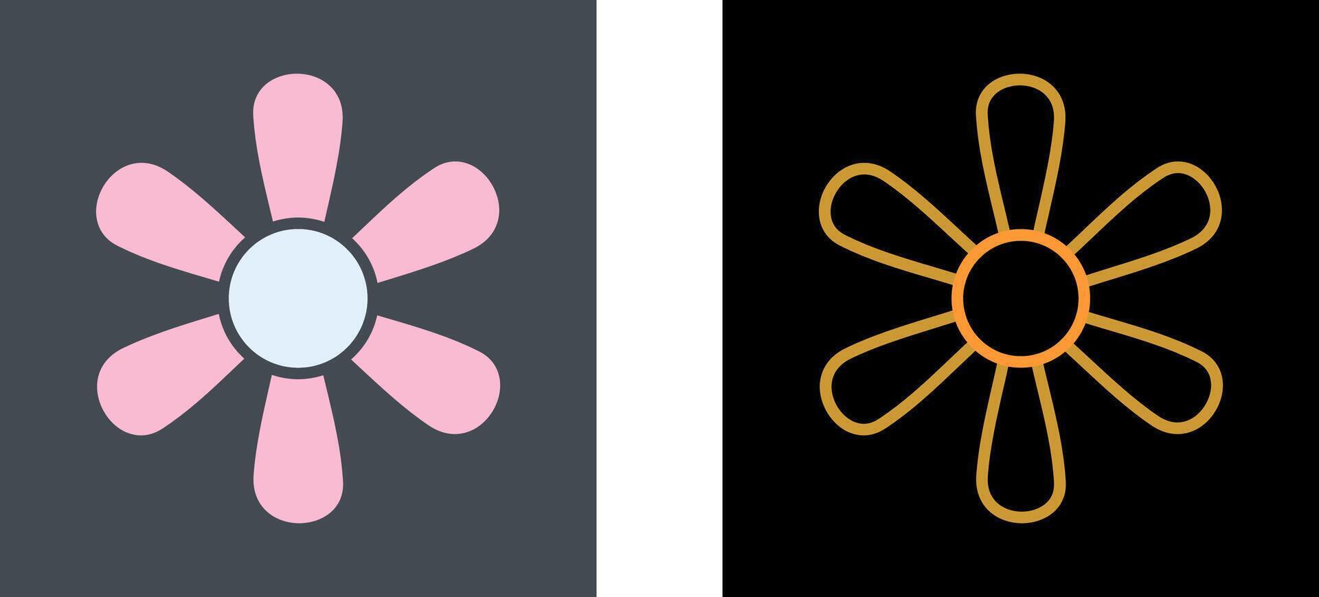 Daisy Icon Design vector