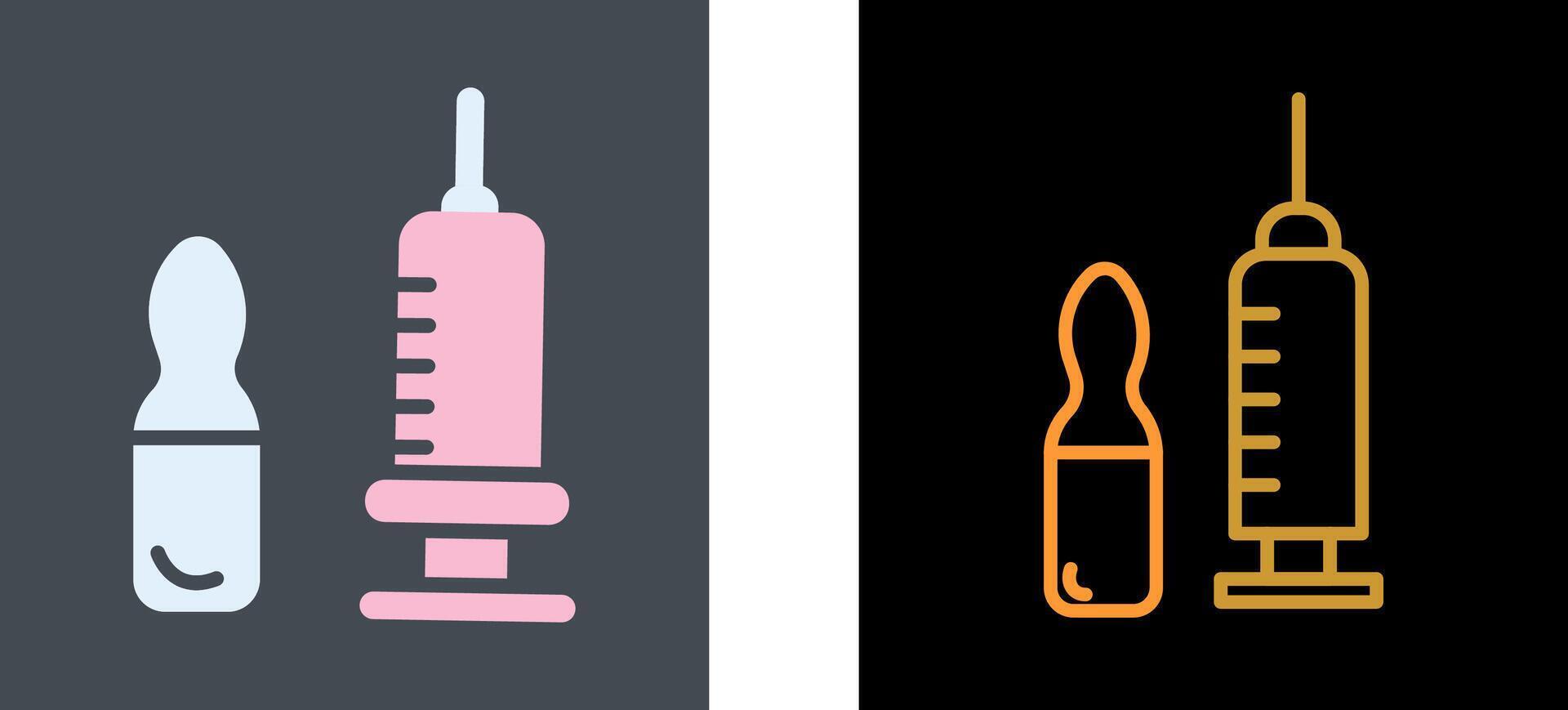 Injection Icon Design vector