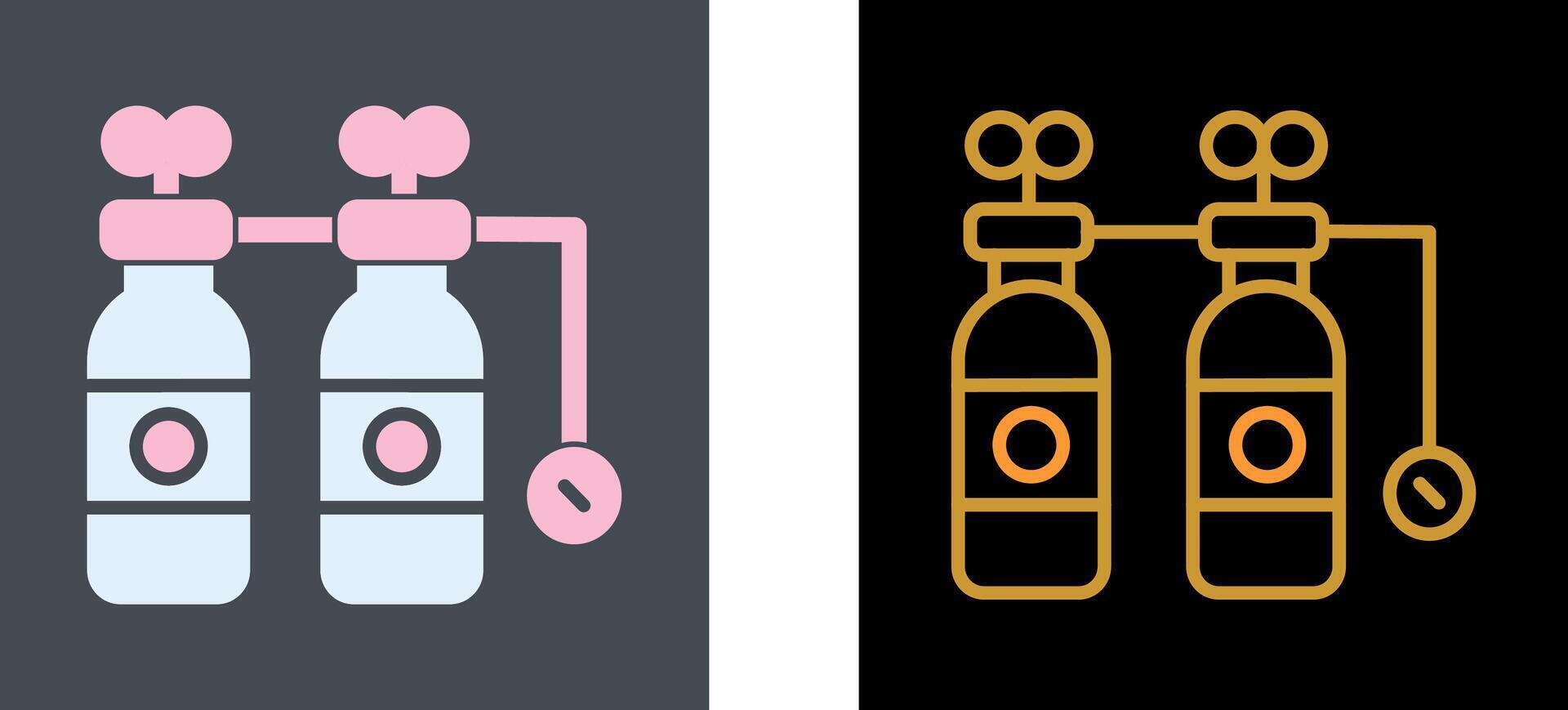 Oxygen Tank Icon Design vector