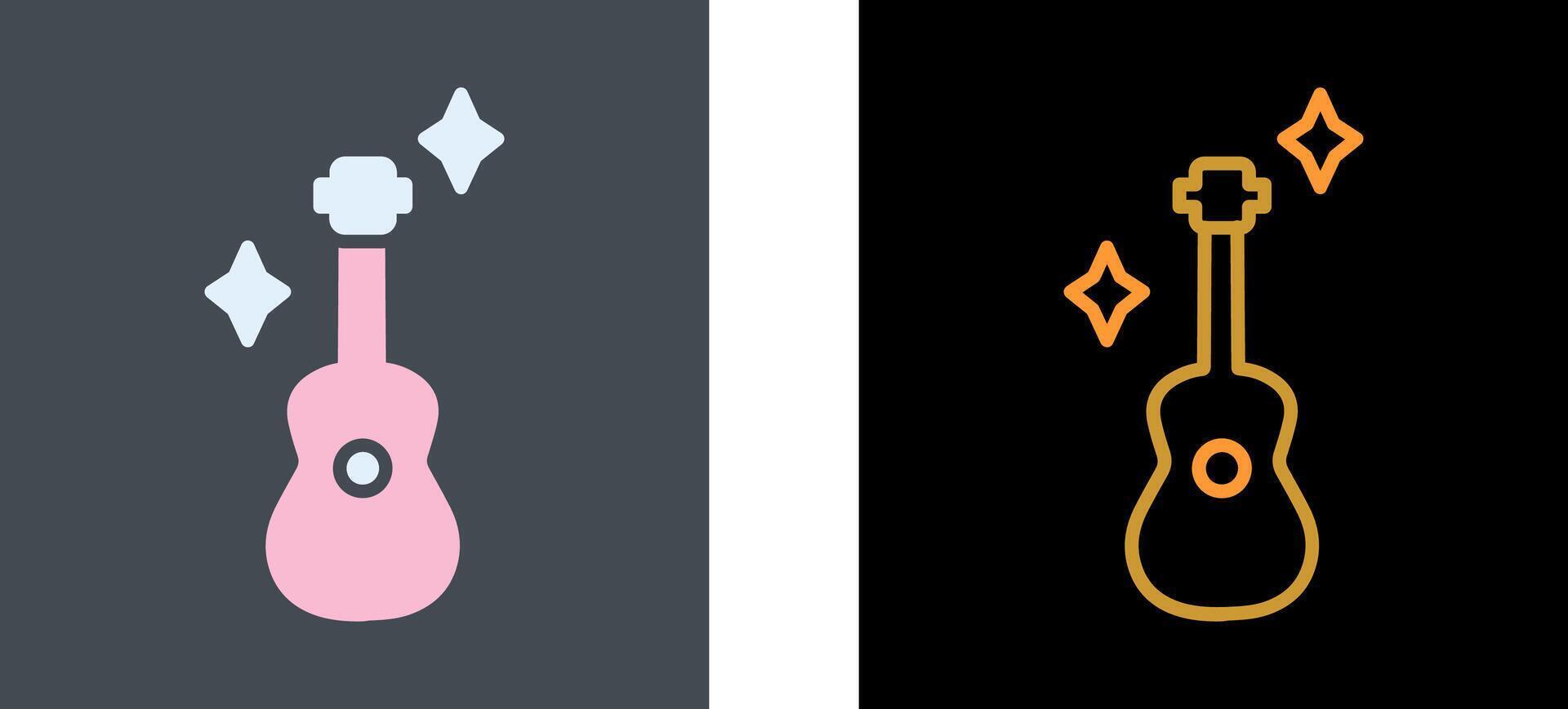 Guitar Icon Design vector