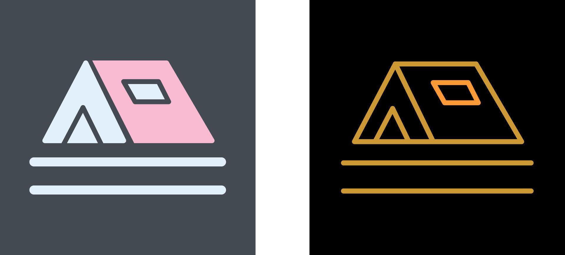 Tent Icon Design vector