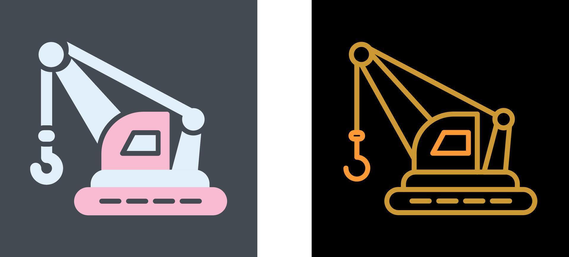 Crane I Icon Design vector