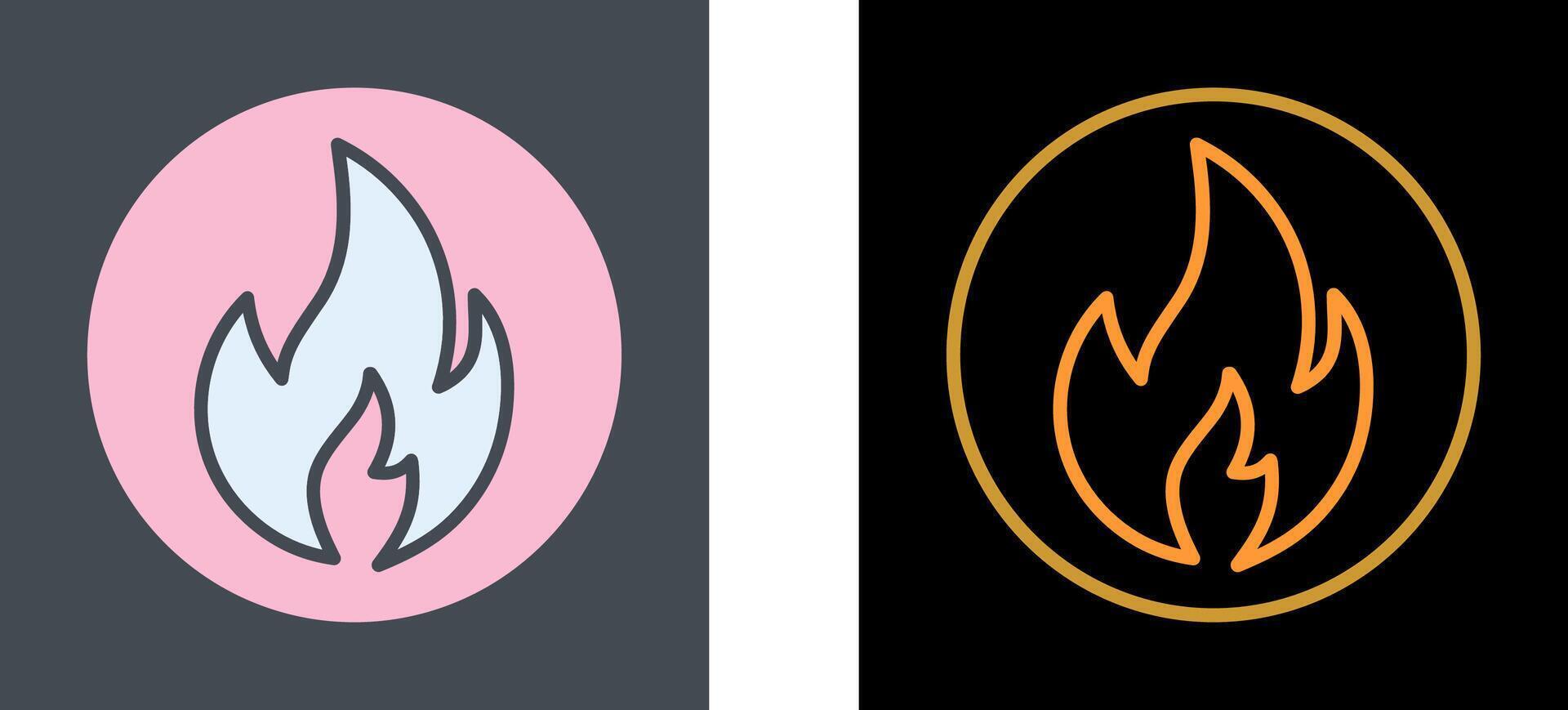 Fire Icon Design vector