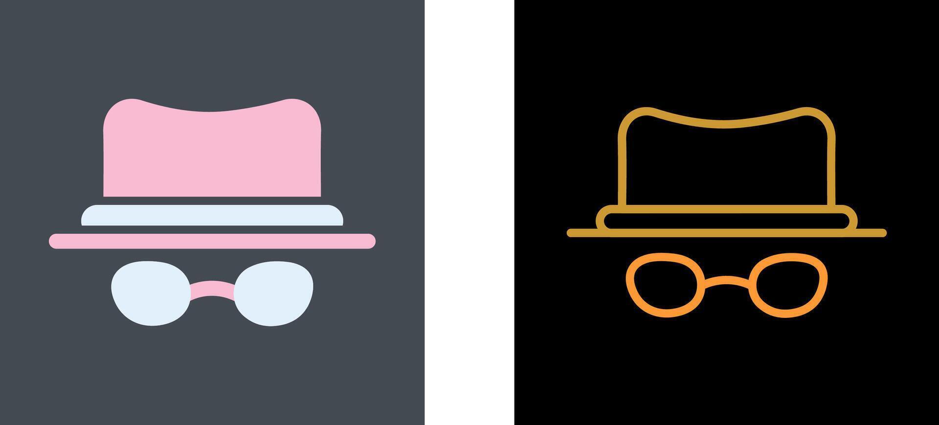 Spy Icon Design vector