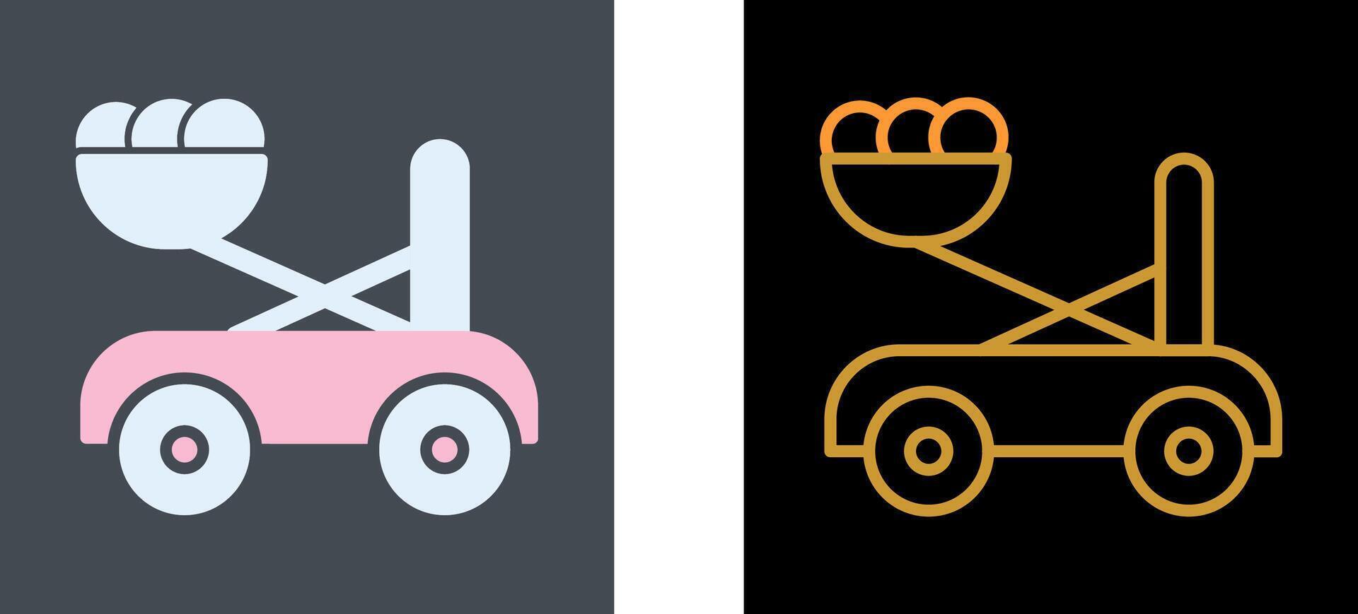 Catapult Icon Design vector