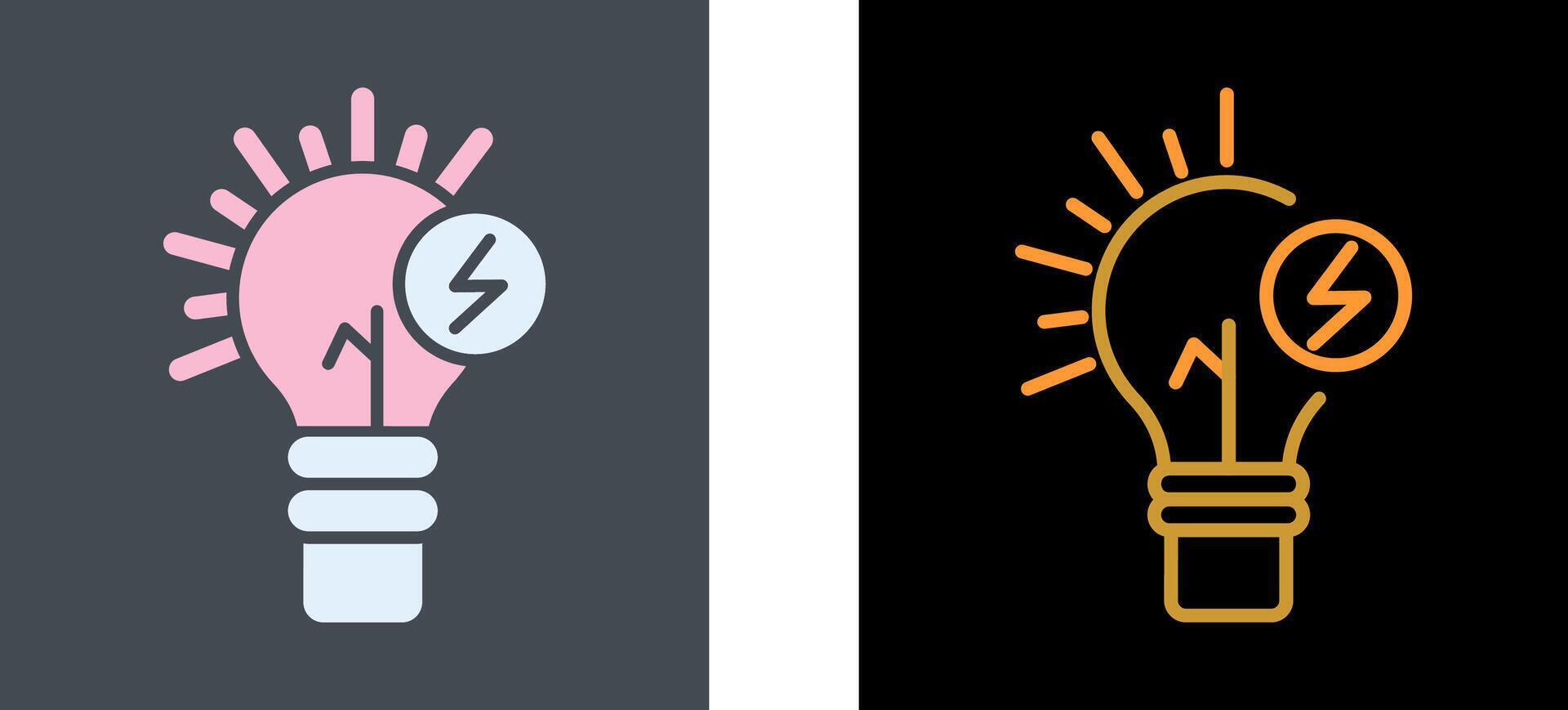 Energy Icon Design vector