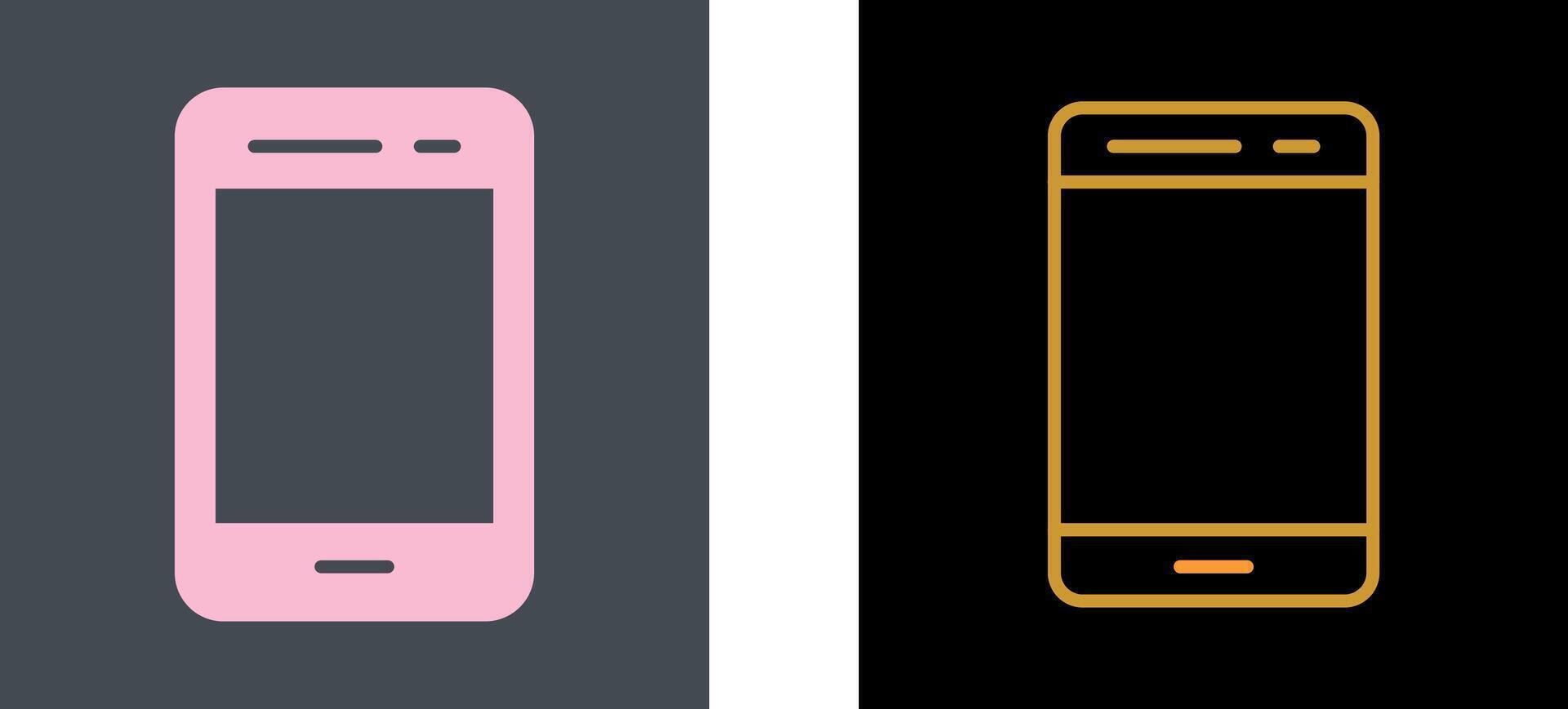 Mobile Icon Design vector