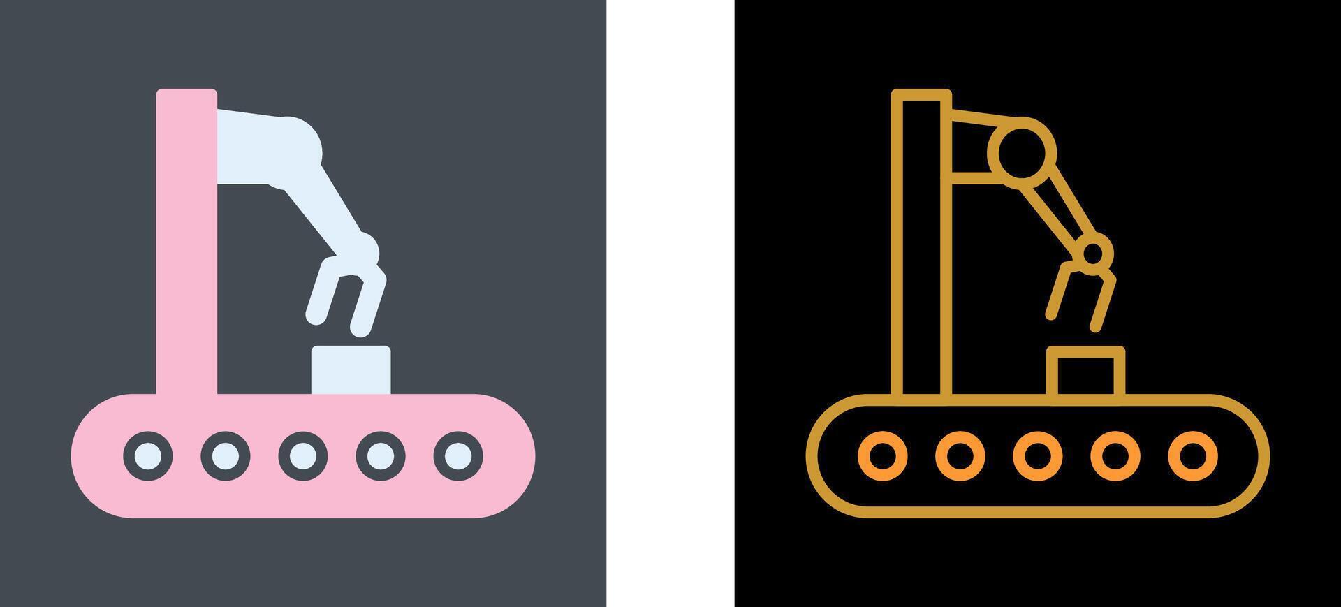 Conveyor Icon Design vector