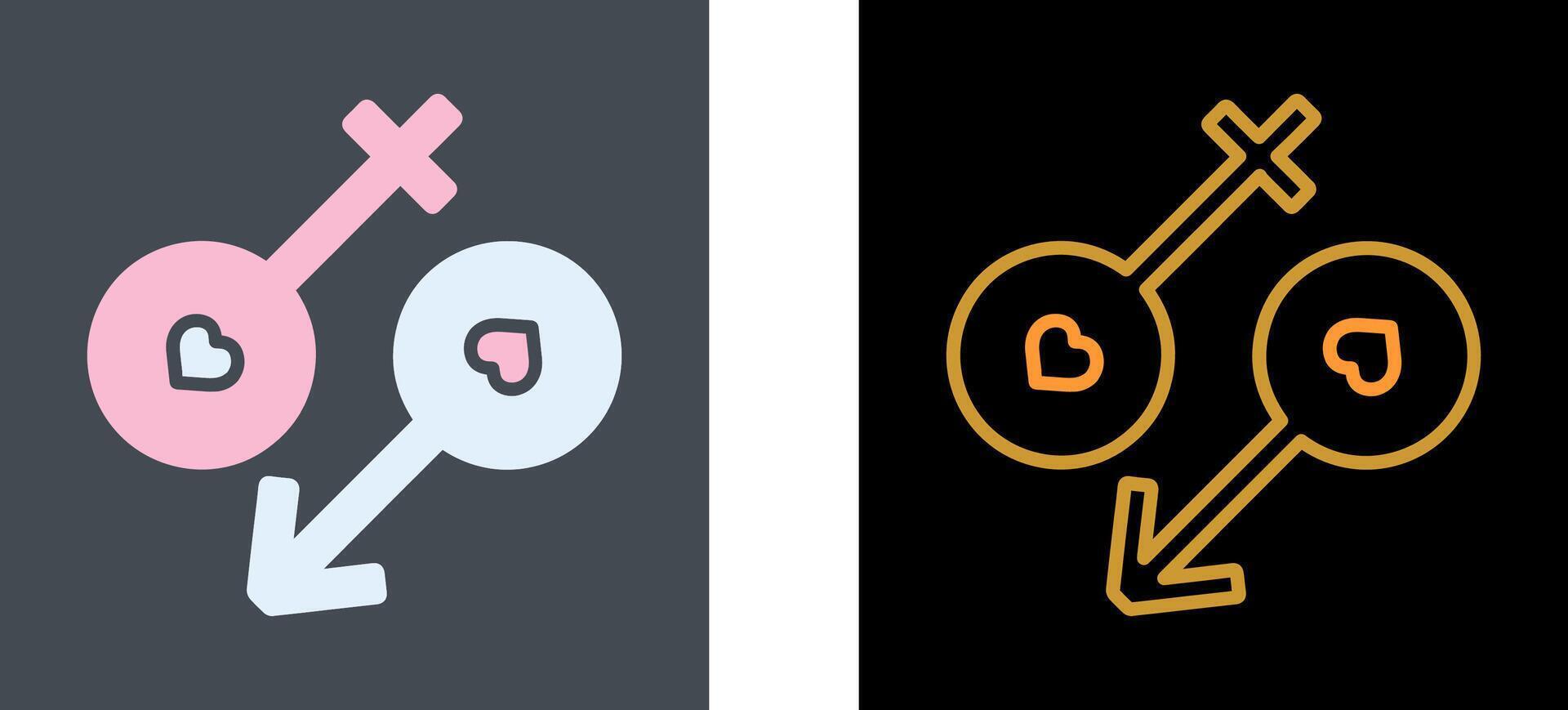 Intimacy Icon Design vector