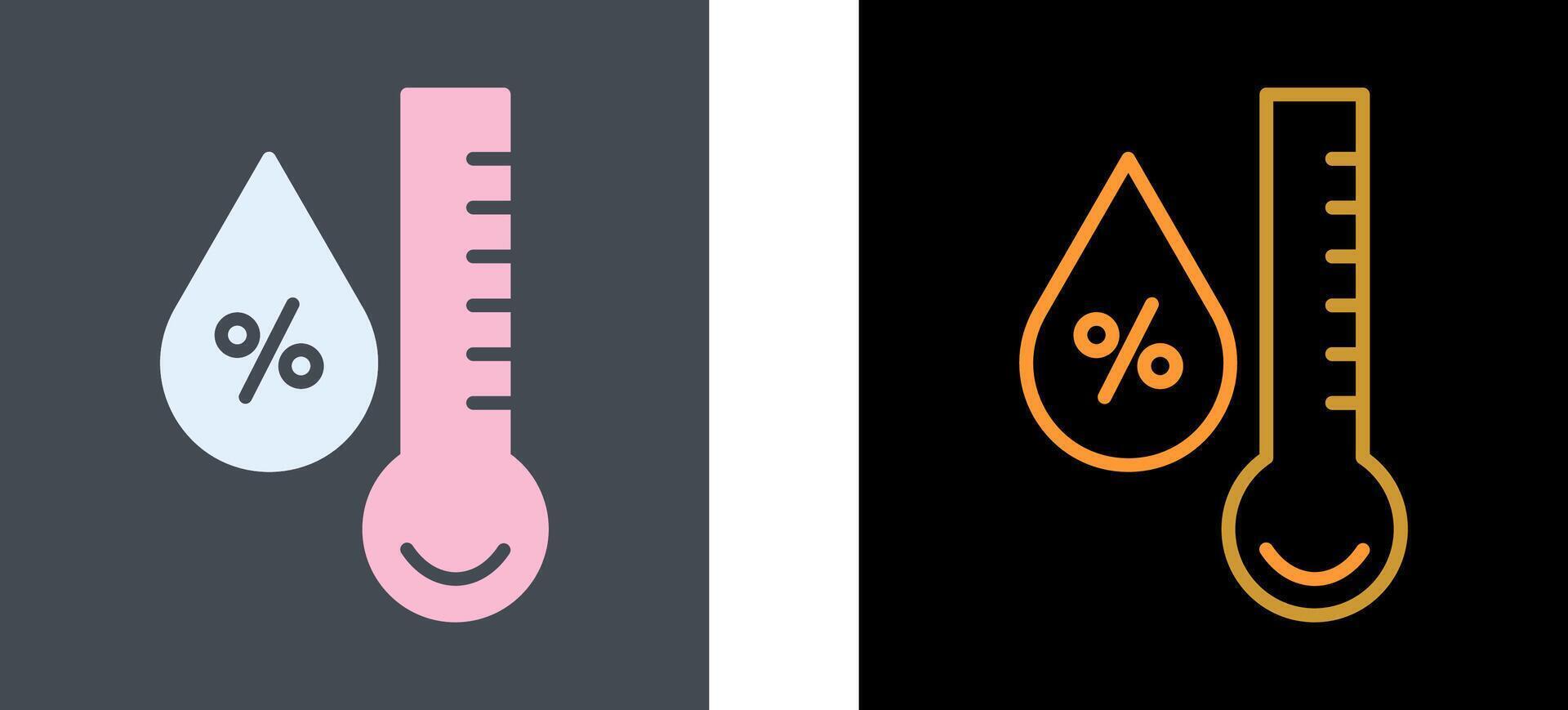 Humidity Icon Design vector