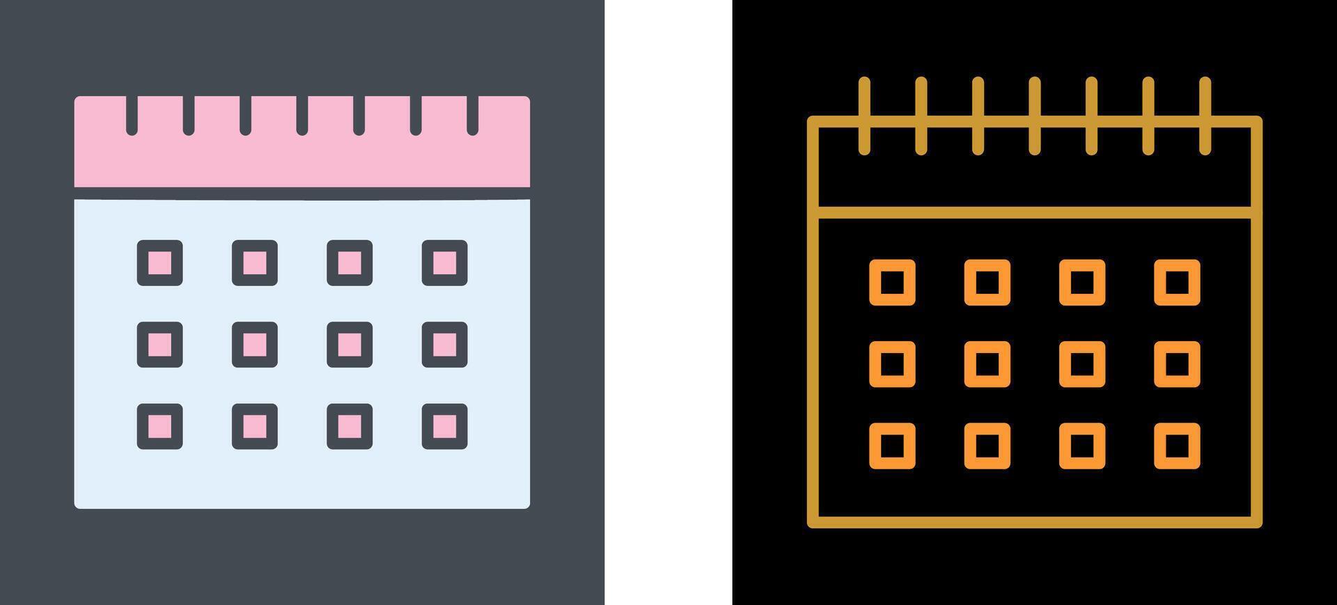 Calendar Icon Design vector