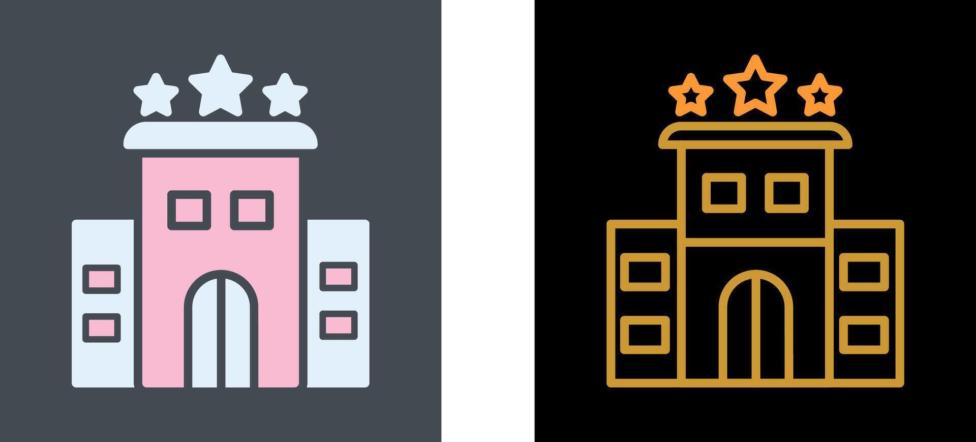 Hotel Icon Design vector