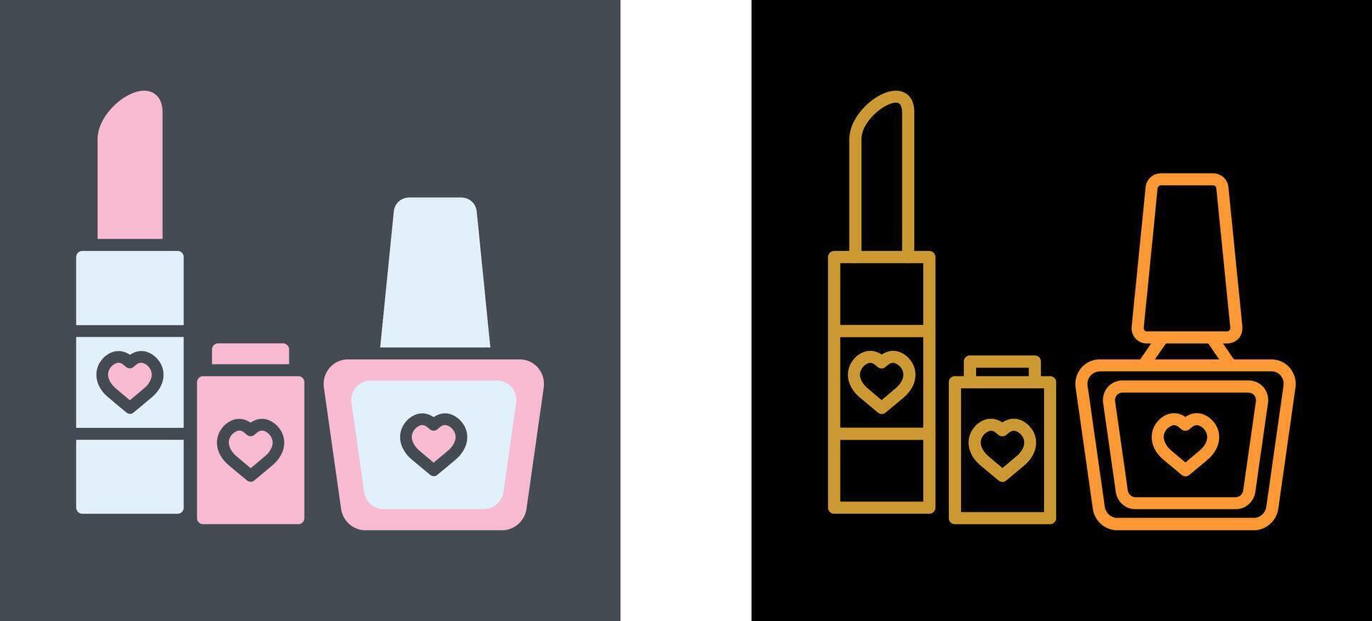 productos cosméticos icono diseño vector