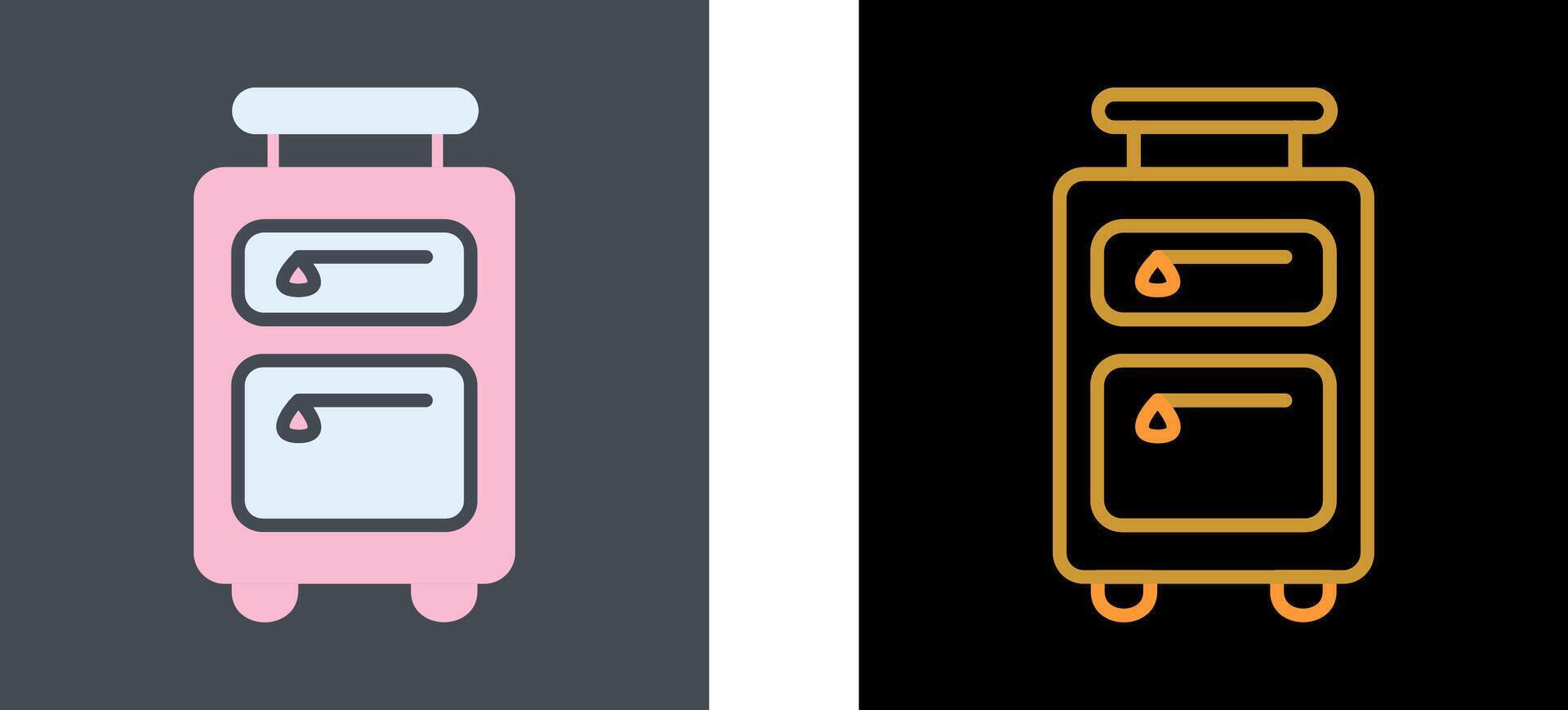 Luggage Icon Design vector