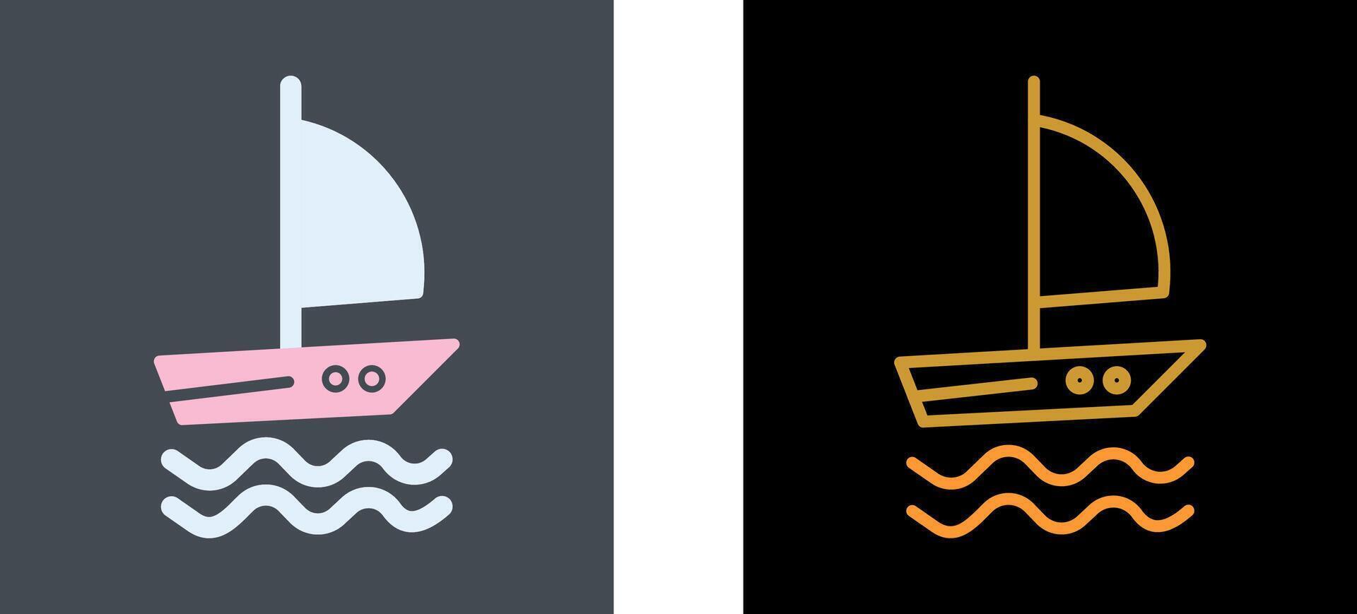 Boat Icon Design vector