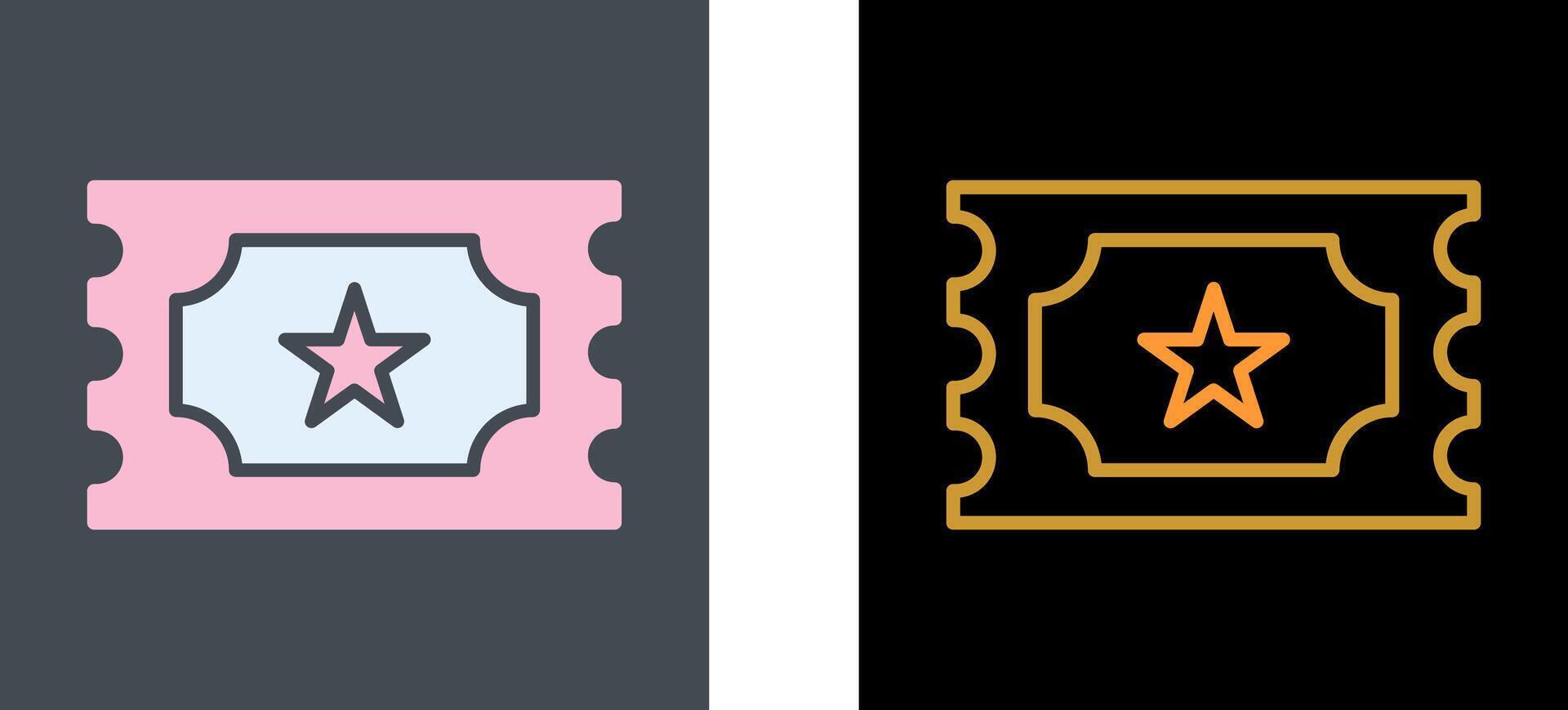 Tickets Icon Design vector