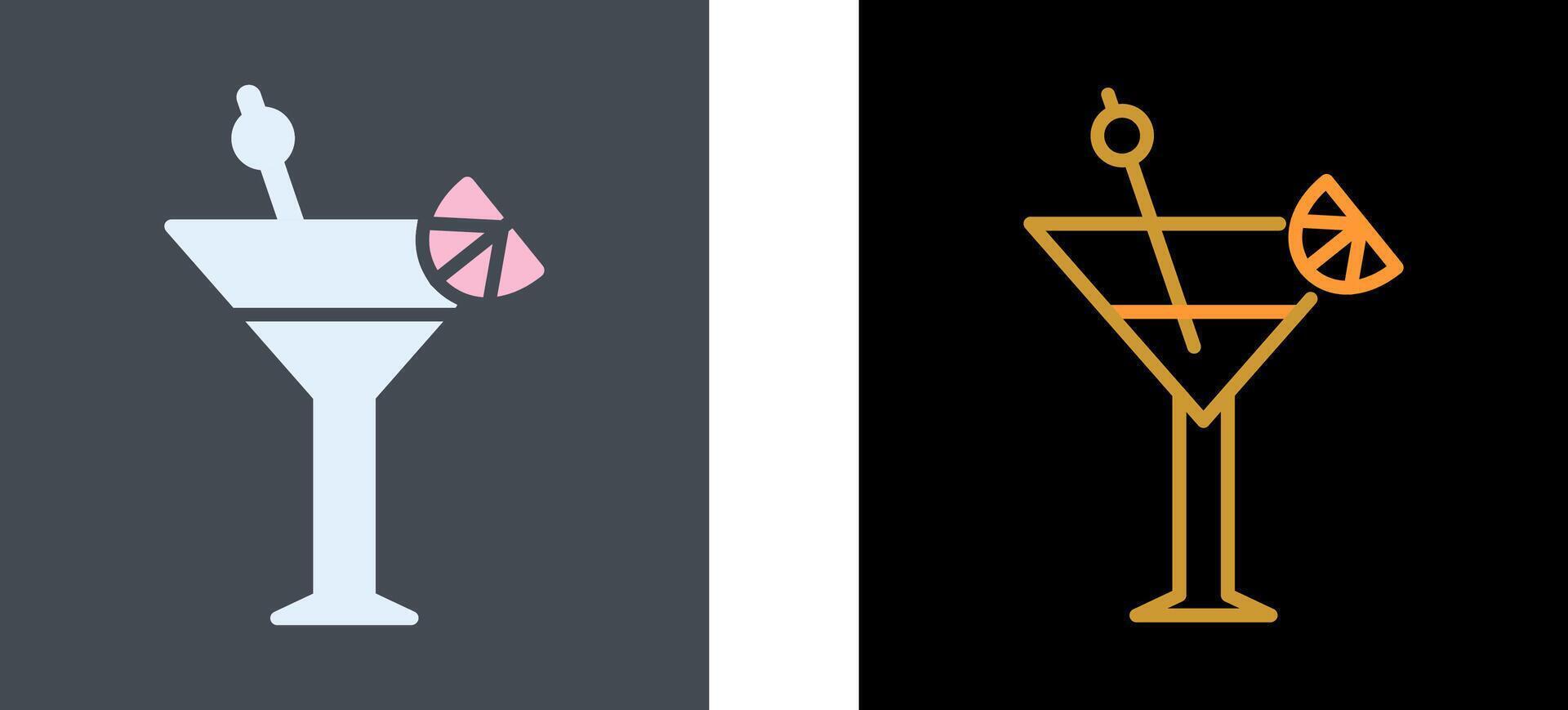 Martini Icon Design vector