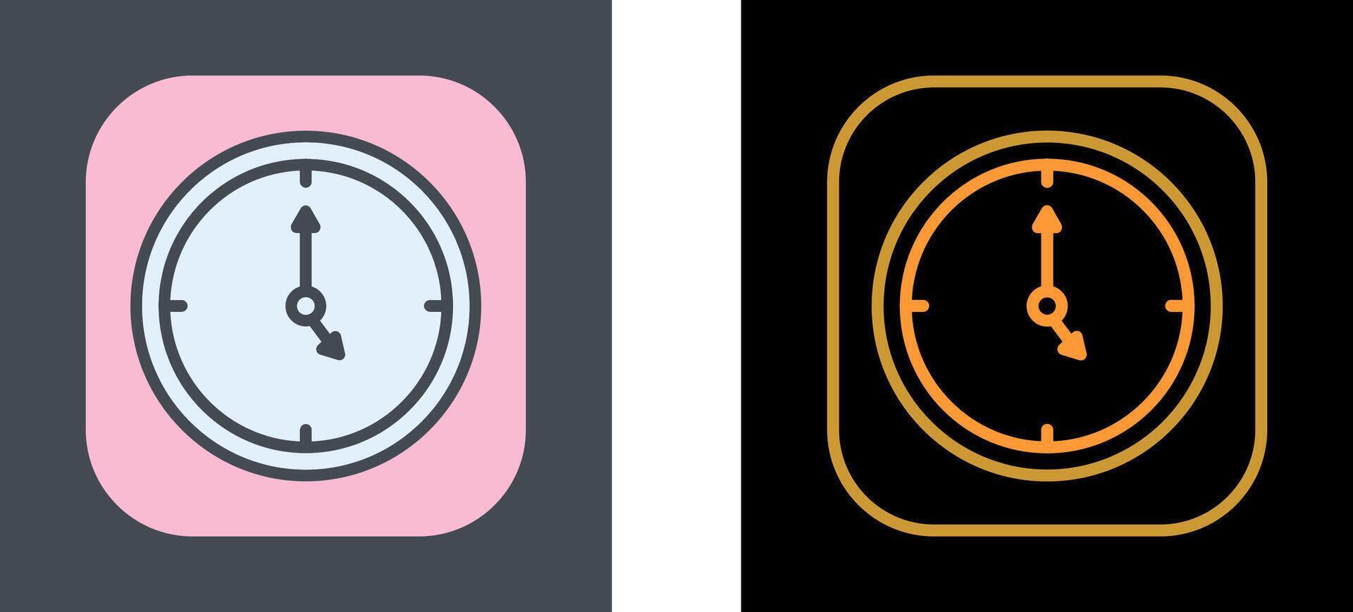 Clock Icon Design vector
