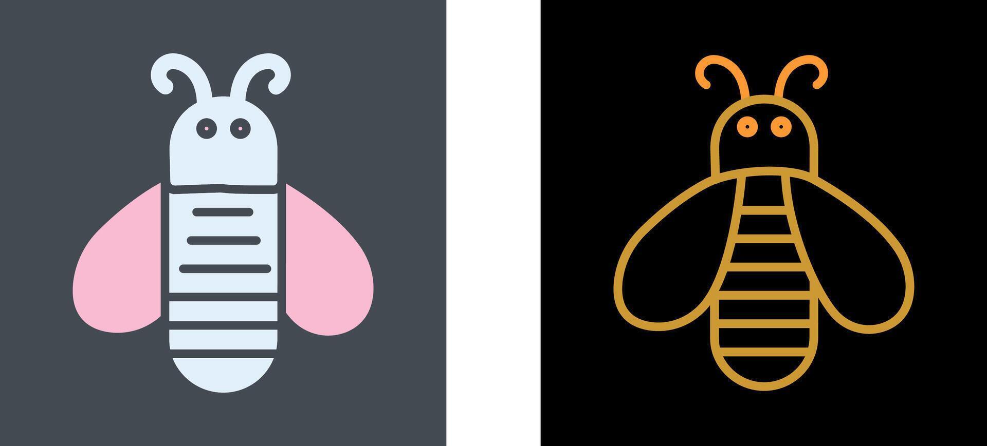 Bee Icon Design vector
