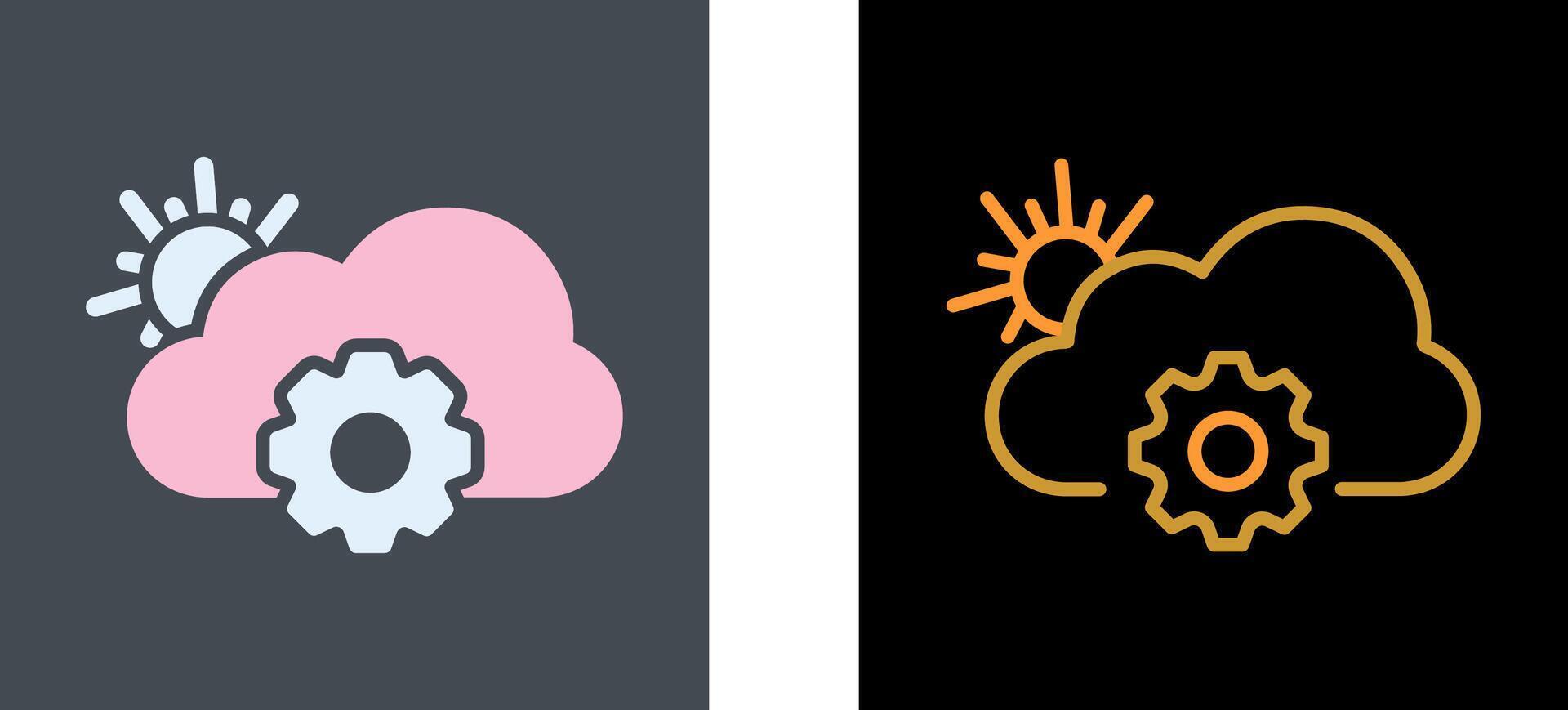 Forecast Icon Design vector