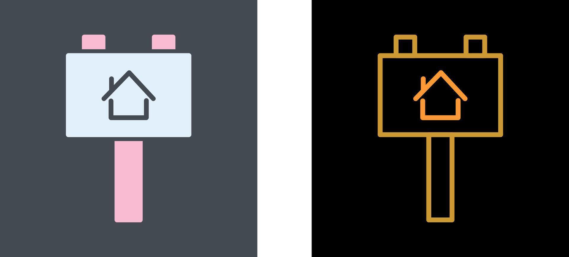 Billboard Icon Design vector