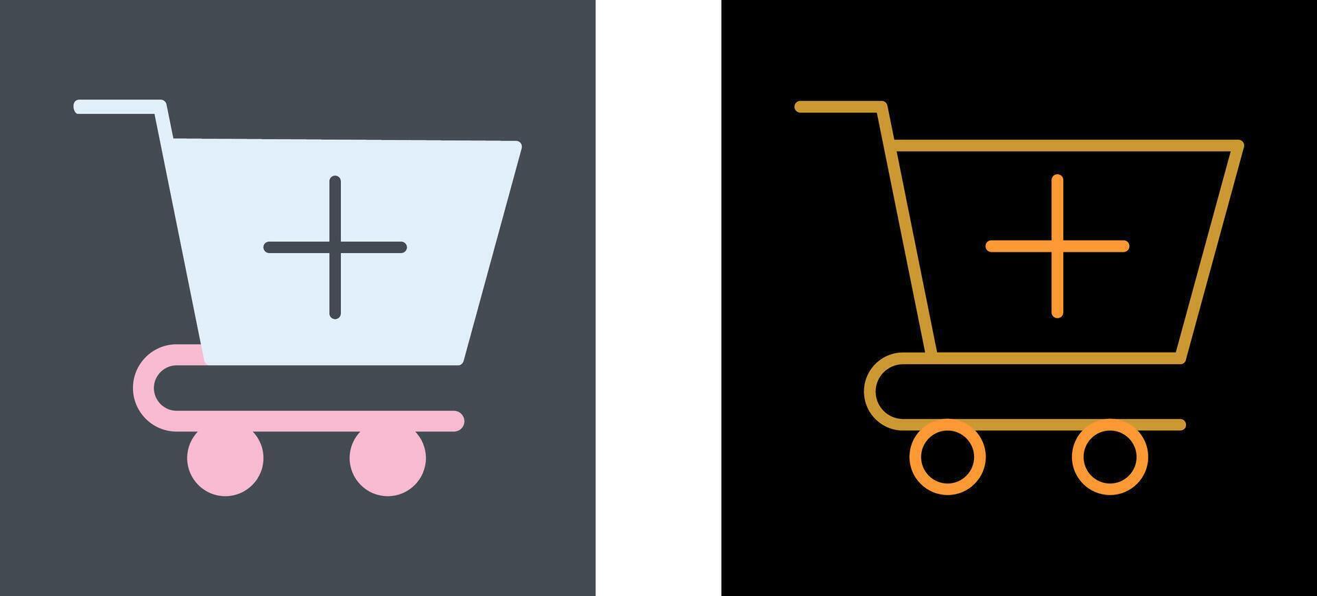 Add to Cart Icon Design vector