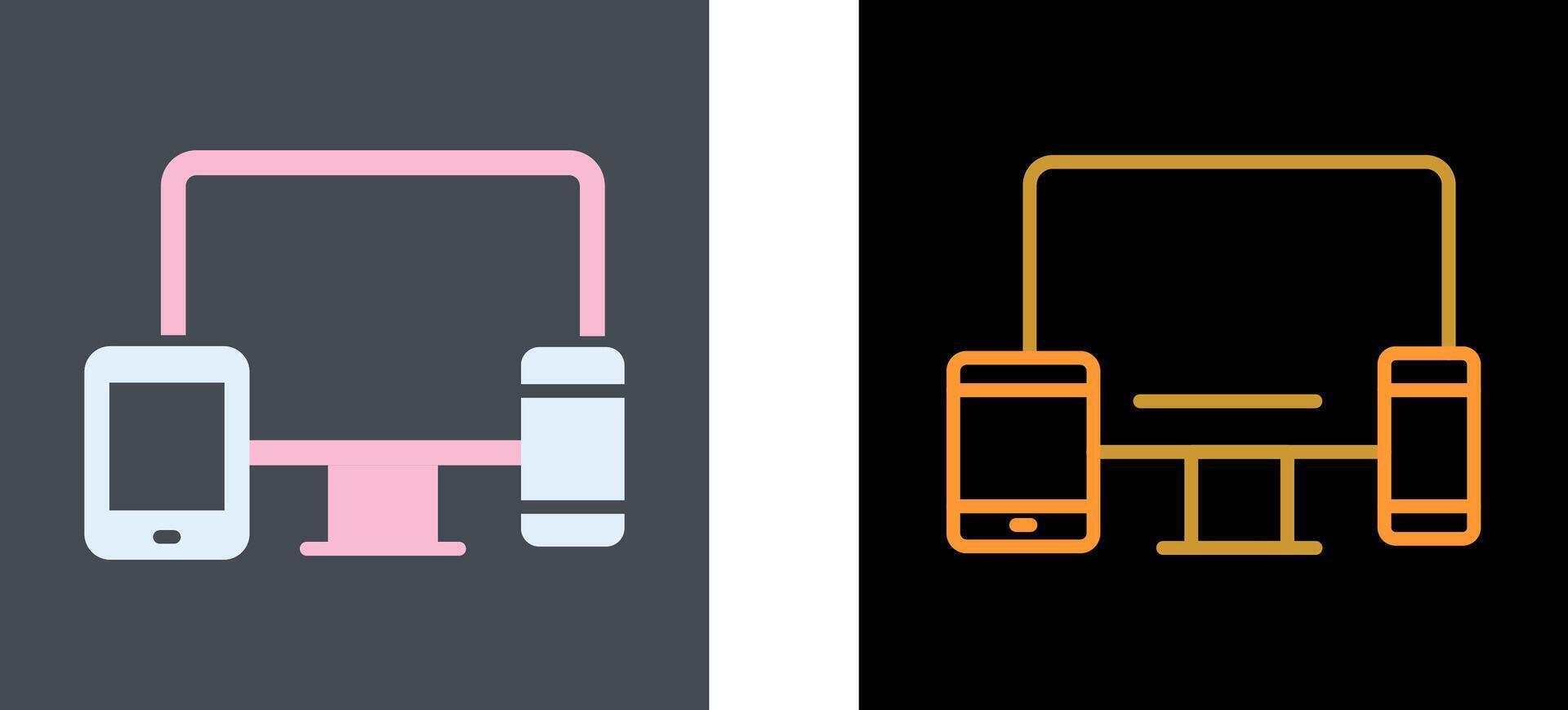 Responsive Icon Design vector