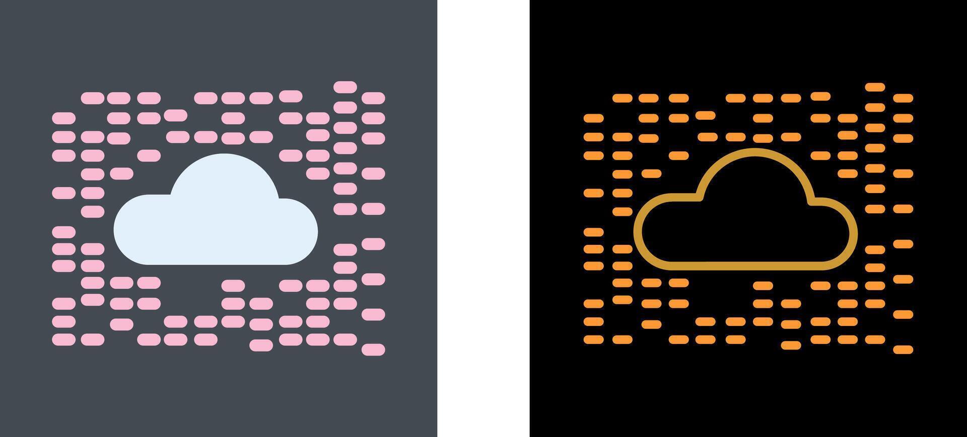 Cloud Icon Design vector