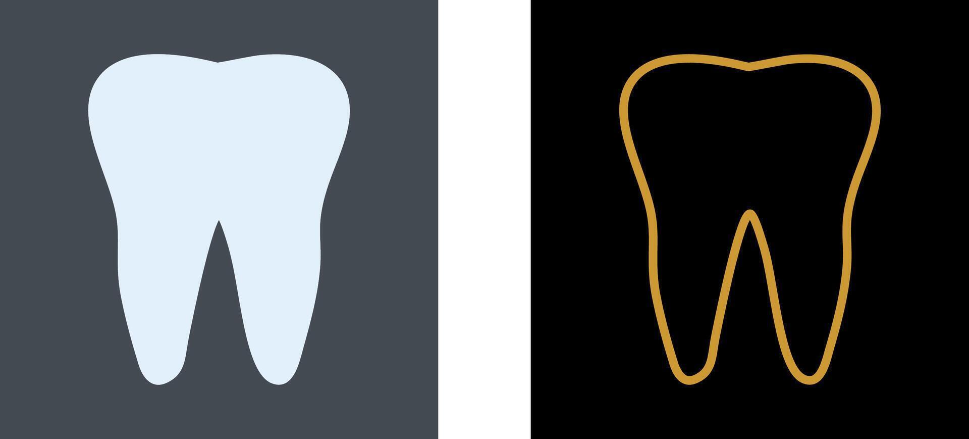 Tooth Icon Design vector