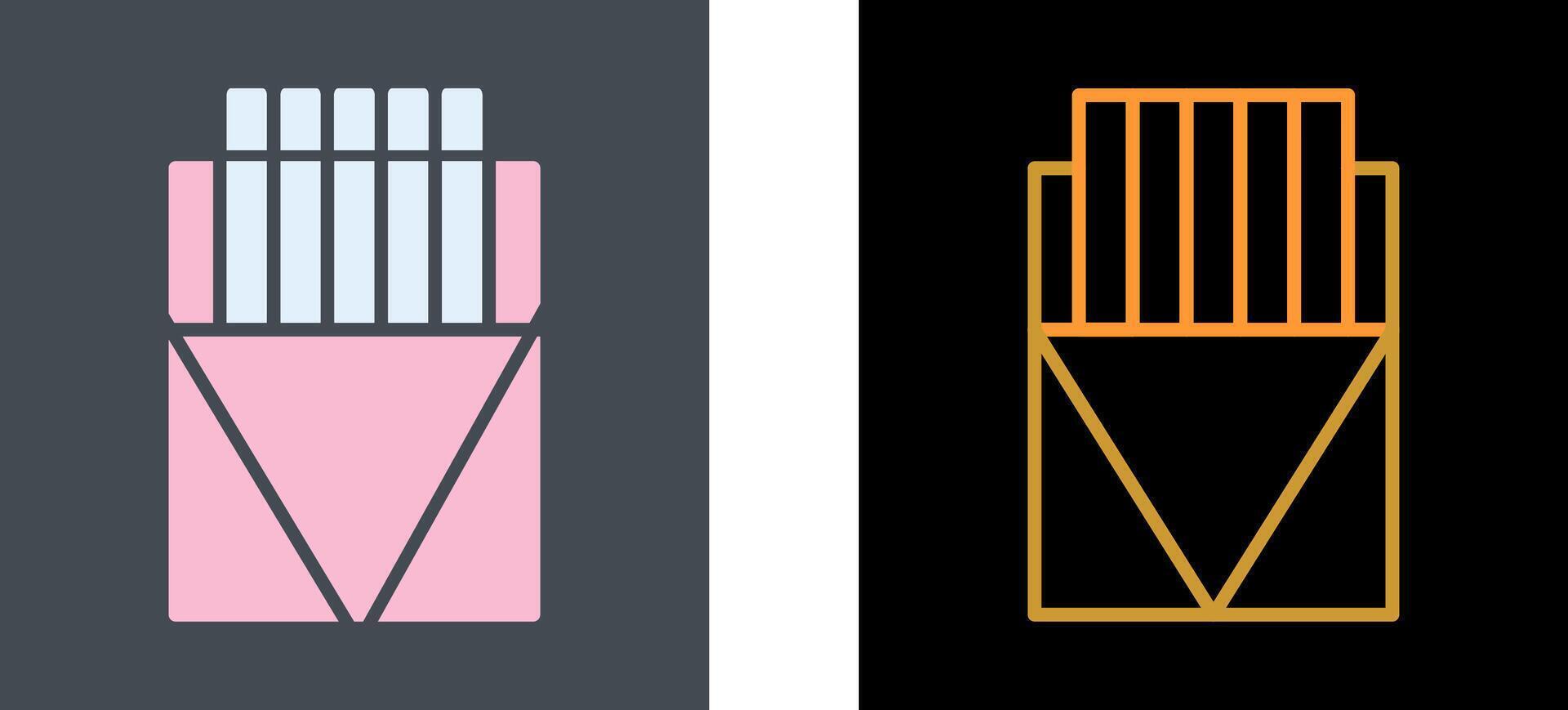 Cigar Box Icon Design vector