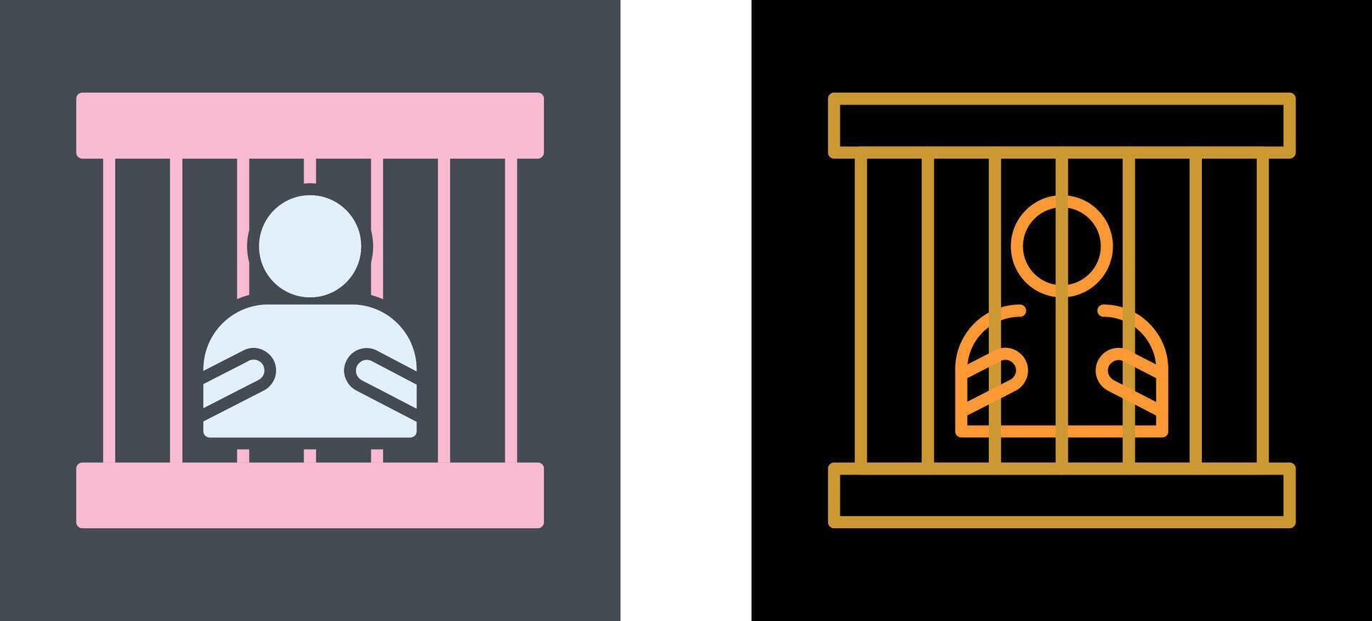 Jail Icon Design vector