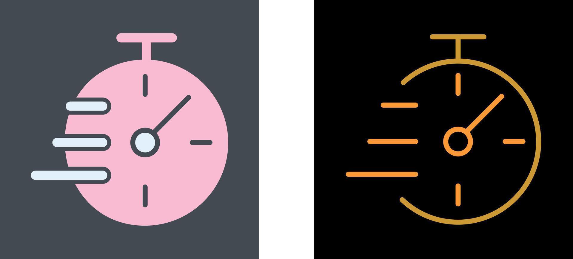 Flex Time Icon Design vector