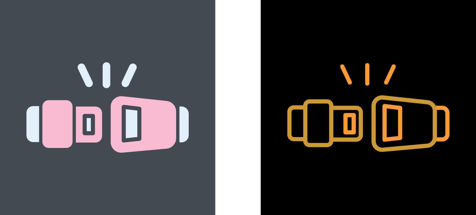 Seat Belt Icon Design vector